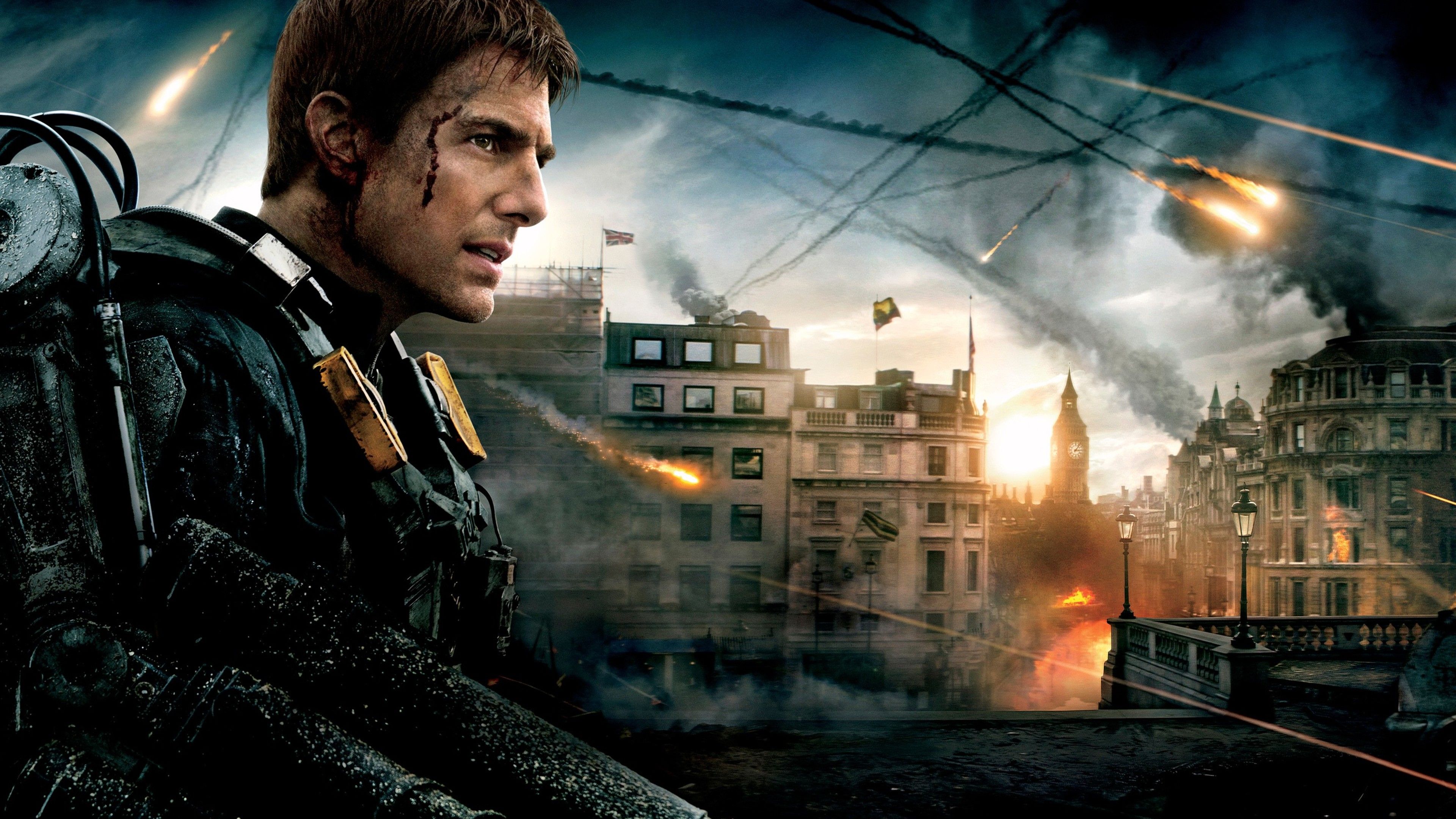Tom Cruise In Edge Of Tomorrow Movie. Movies HD 4k Wallpaper