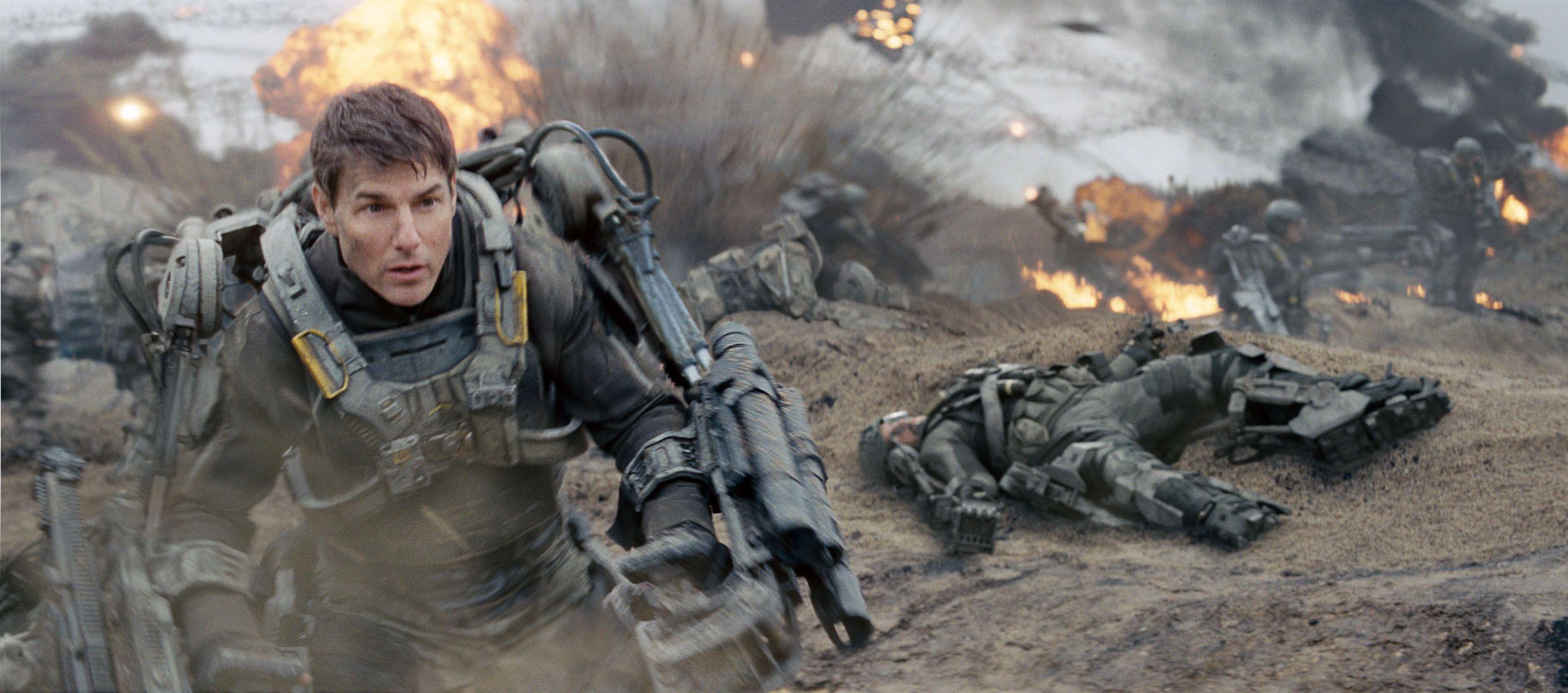EDGE OF TOMORROW Image Featuring Tom Cruise and Emily Blunt