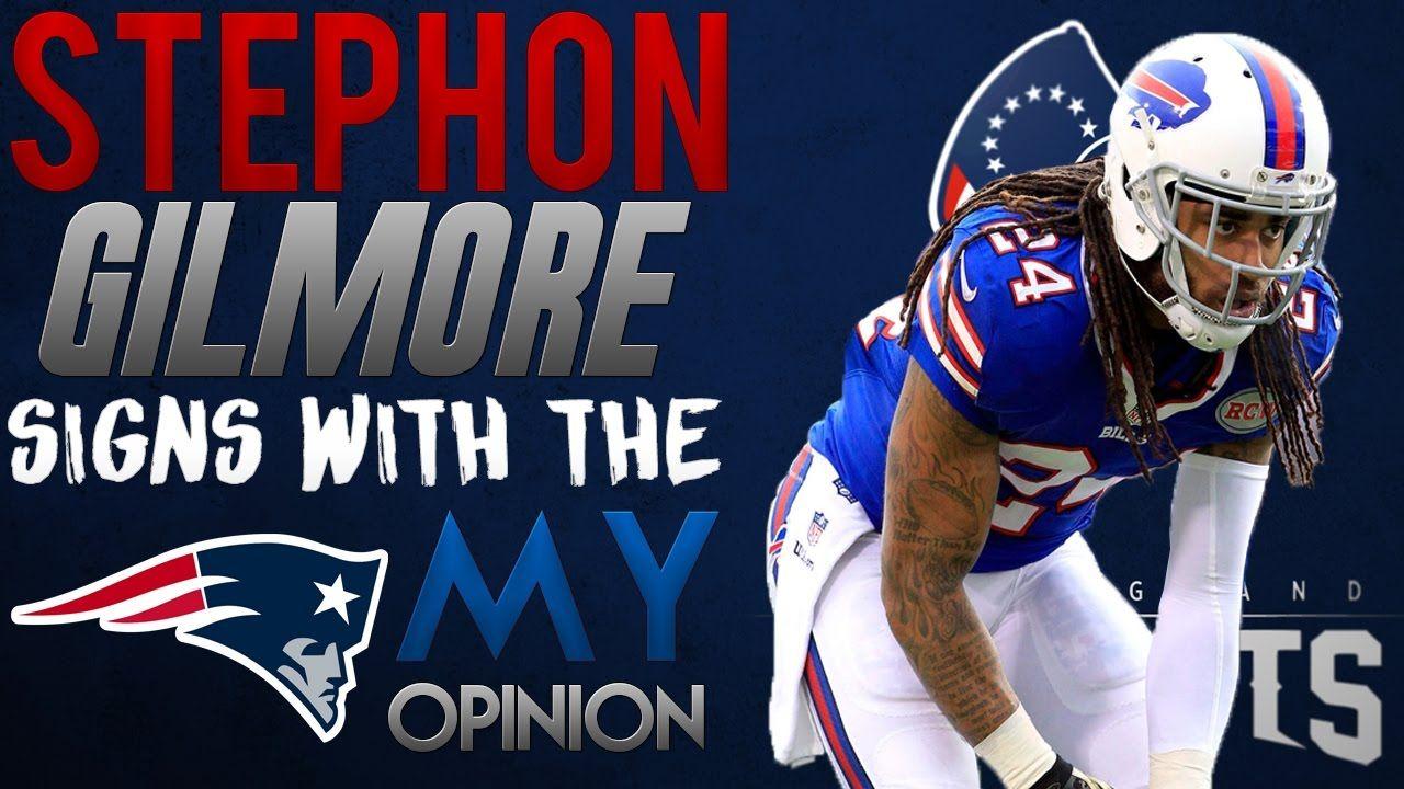 STEPHON GILMORE SIGNED BY THE NEW ENGLAND PATRIOTS! More Free
