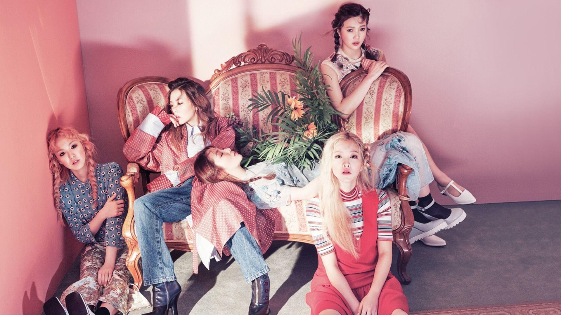 Red Velvet K Pop Girl Group Wallpaper