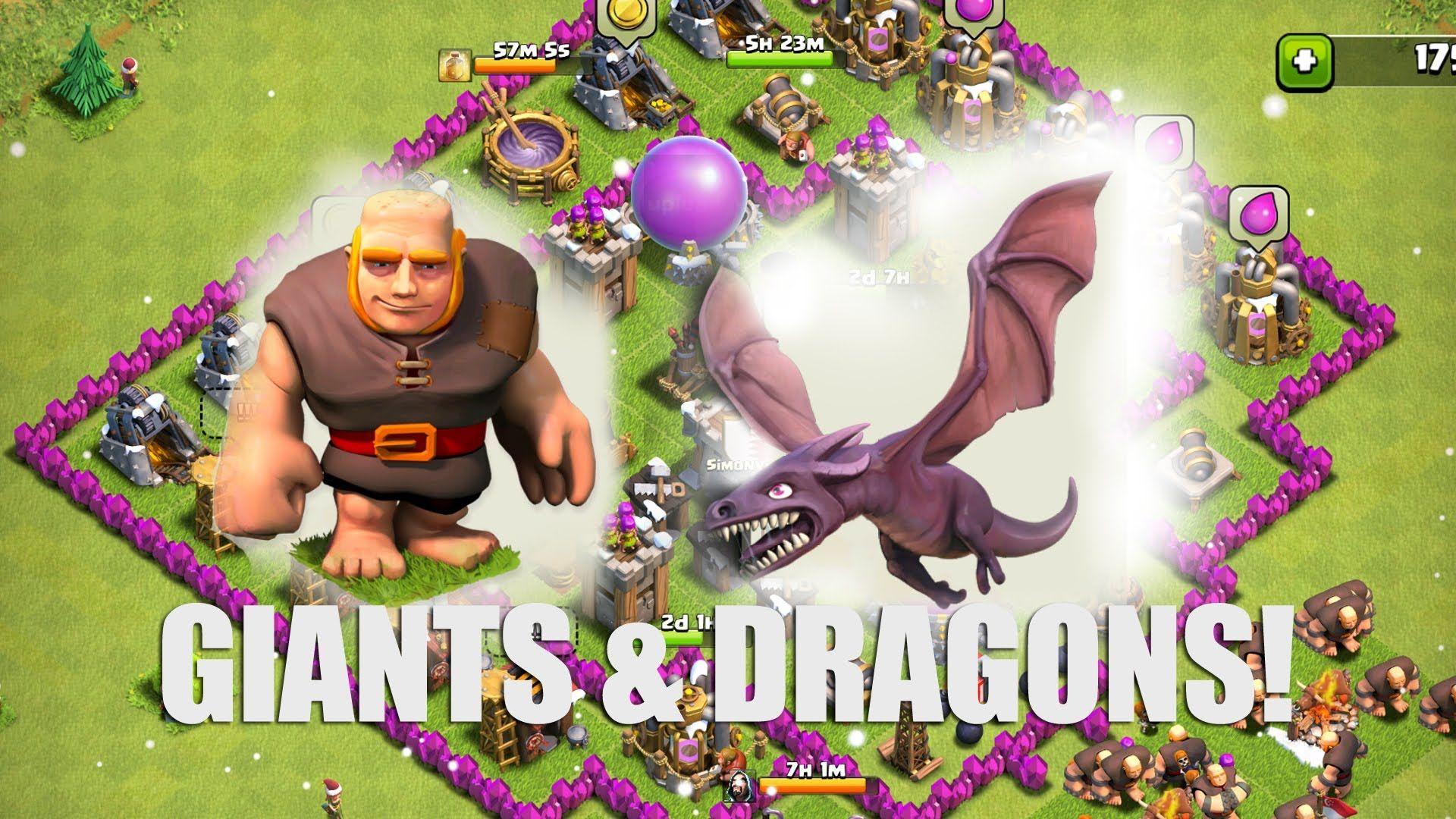 Clash of Clans 12 and Dragons!