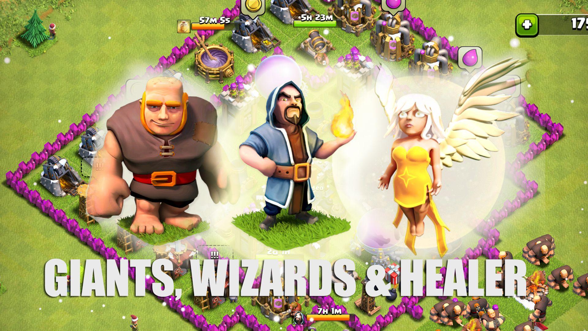 clash of clans giants levels