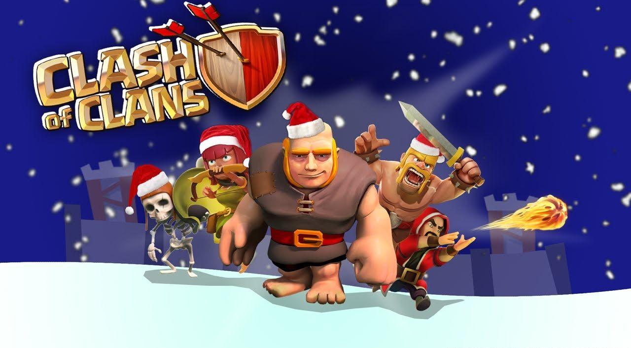Clash Of Clans Christmas Wallpaper. Attackia. Clash Of Clans