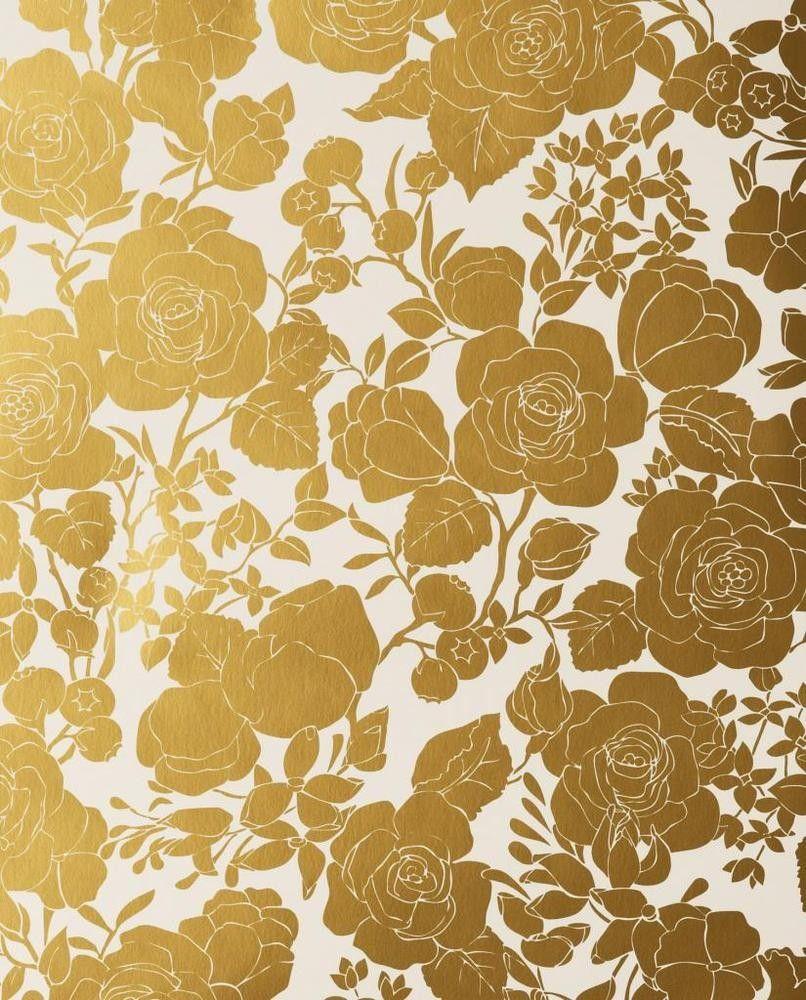 Flower Gold Wallpaper White Vector Images over 7500