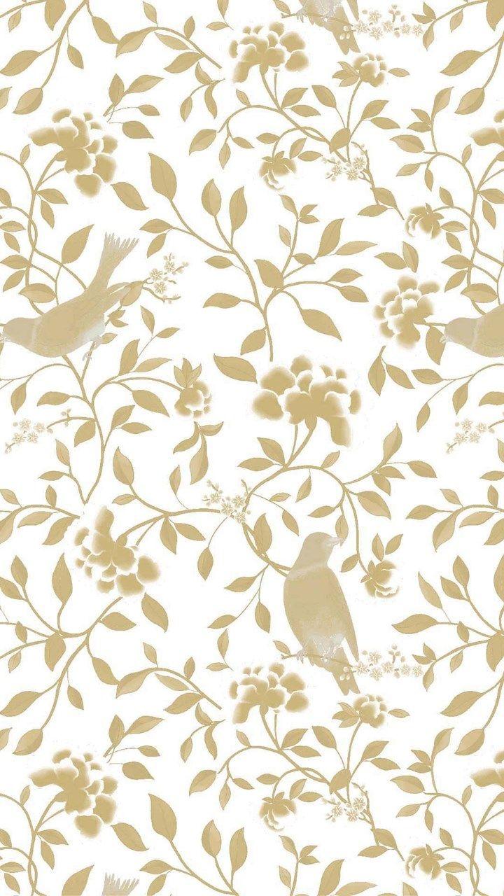 Background Aesthetic White And Gold - Lalocositas