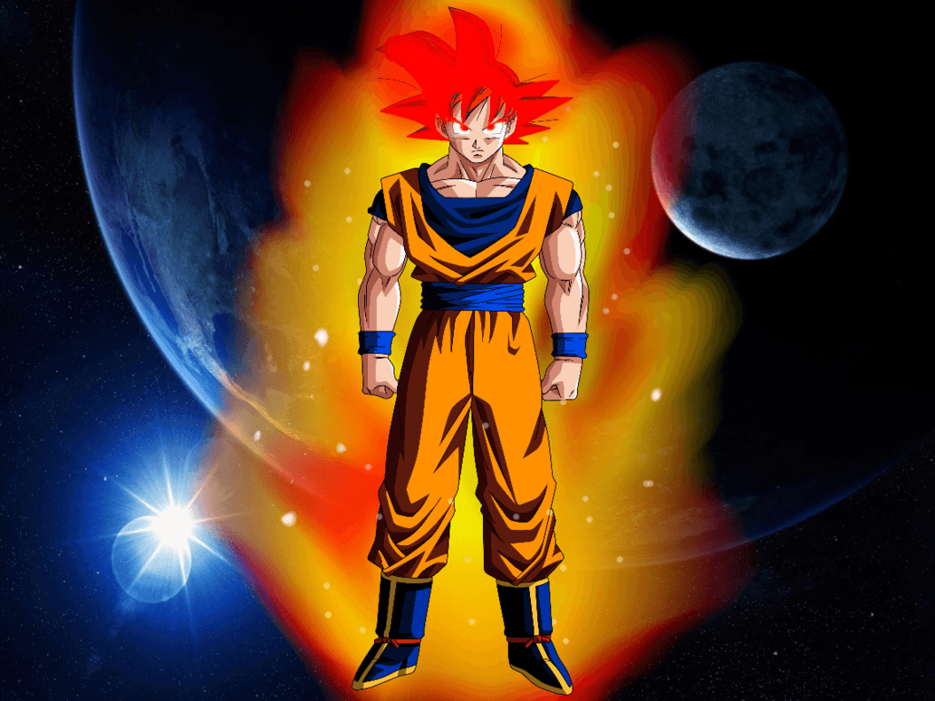 Super Saiyan God Goku Wallpaper