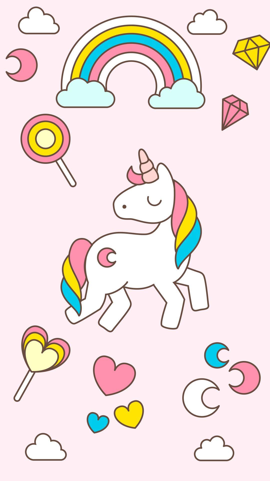 Cute Unicorn HD Wallpaper For Your Mobile Phone