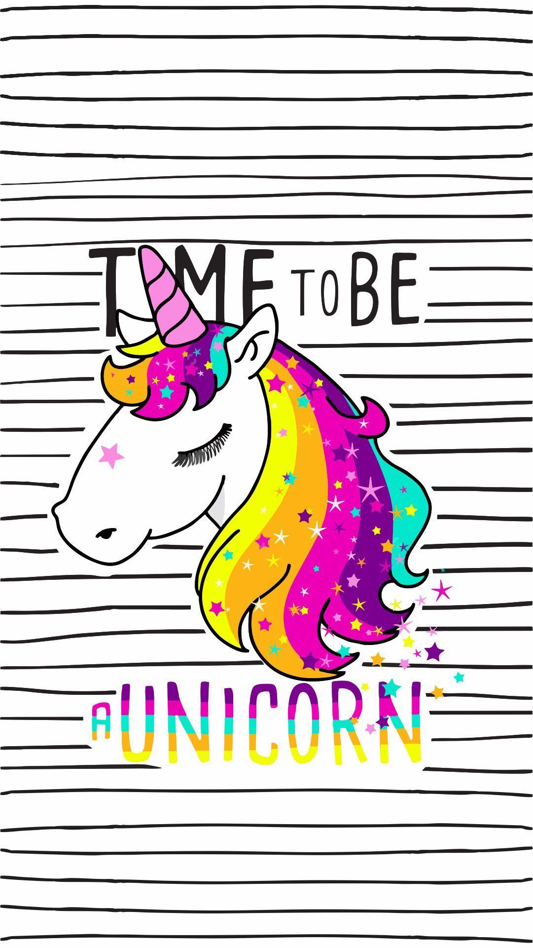 Time to be unicorn. Wallpaper Pastel Goth. Unicorns