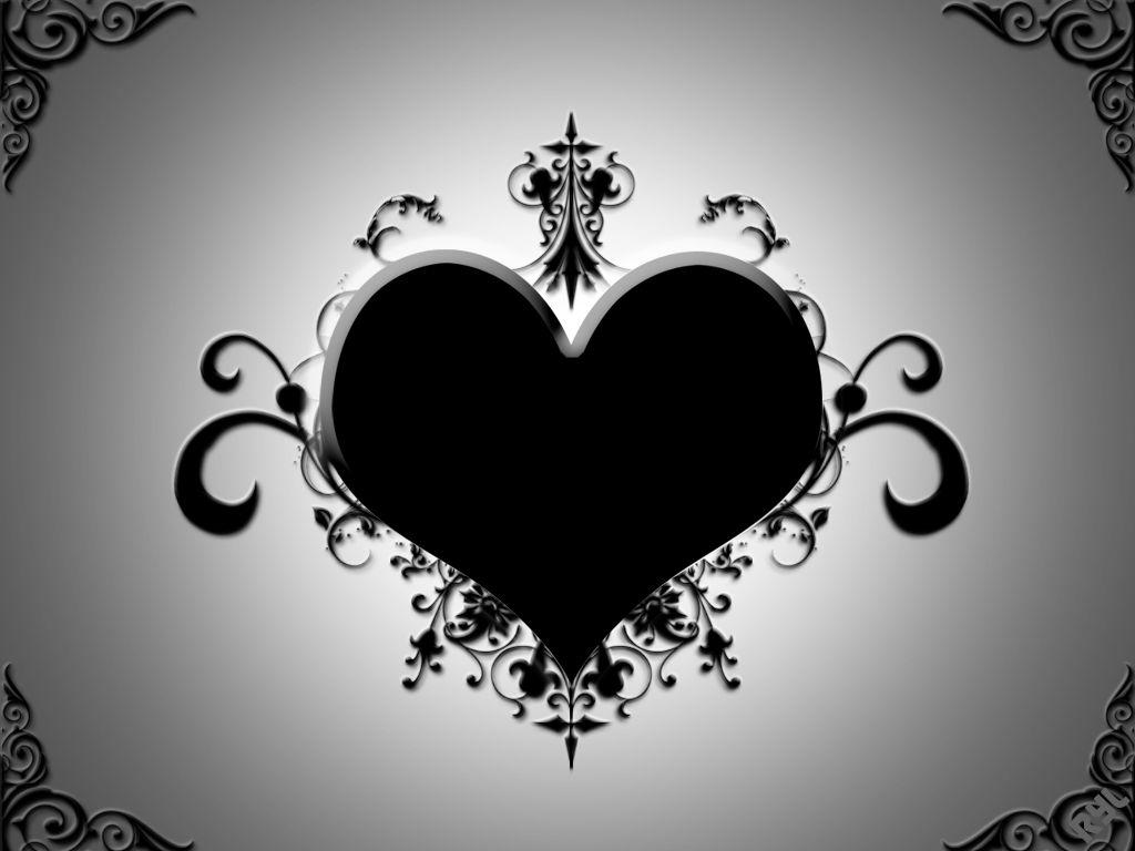 Black Heart. Free Download Clip Art. Free Clip Art. on Clipart