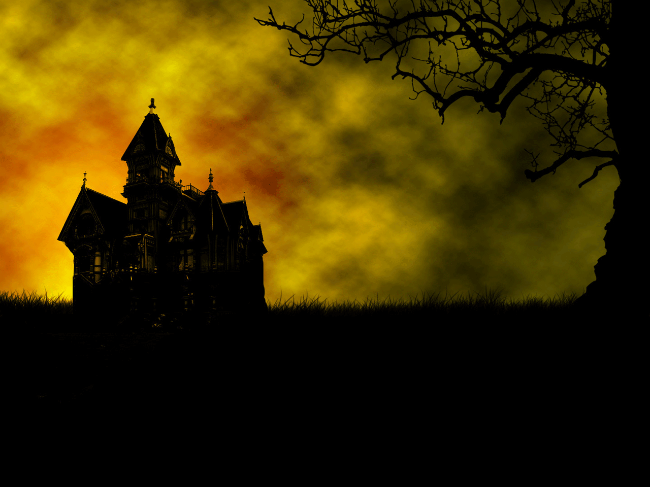 spooky background. spooky castle wallpaper. SPOOKY