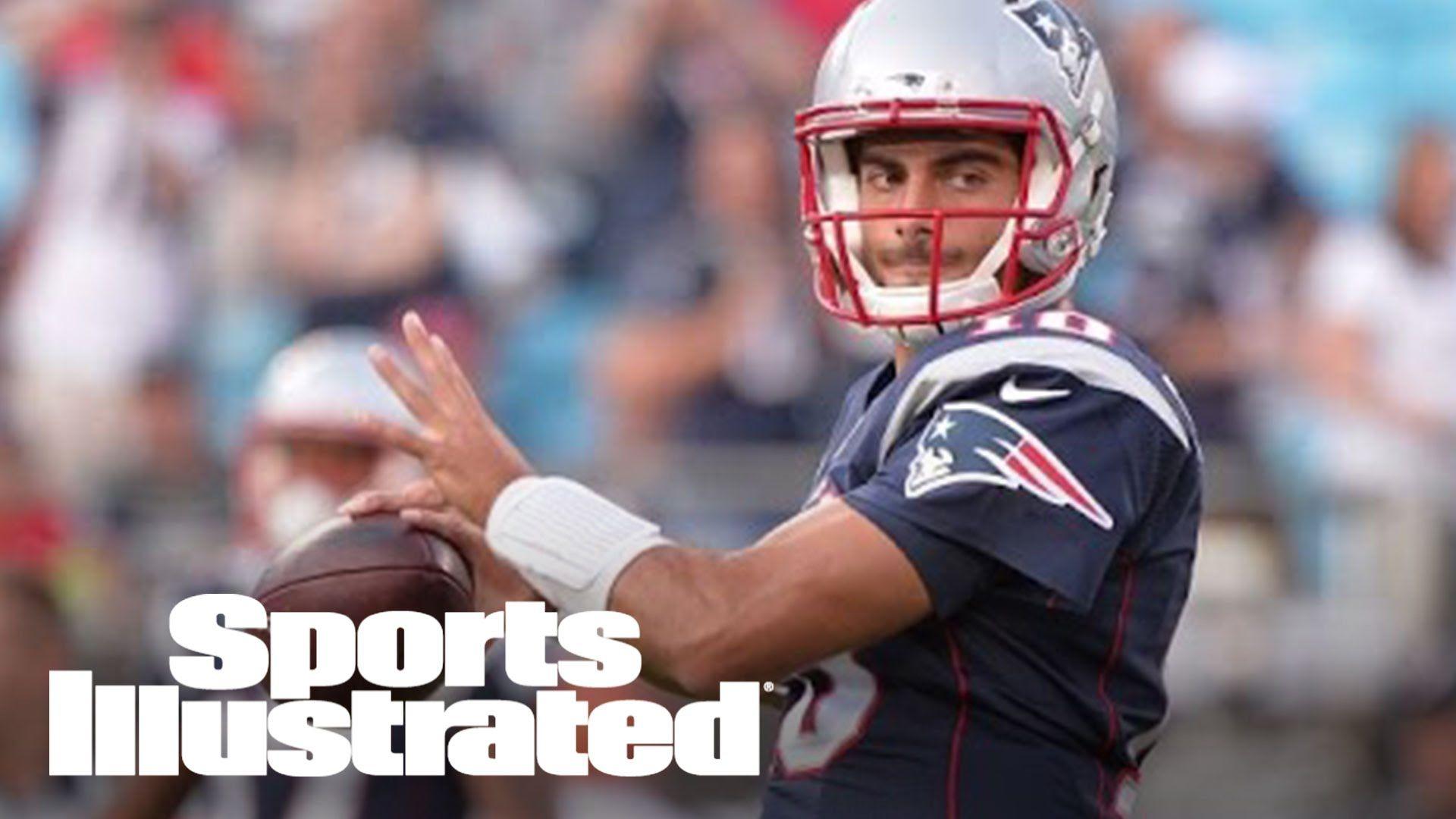 Jimmy Garoppolo Filling in for Tom Brady for The Patriots. MMQB