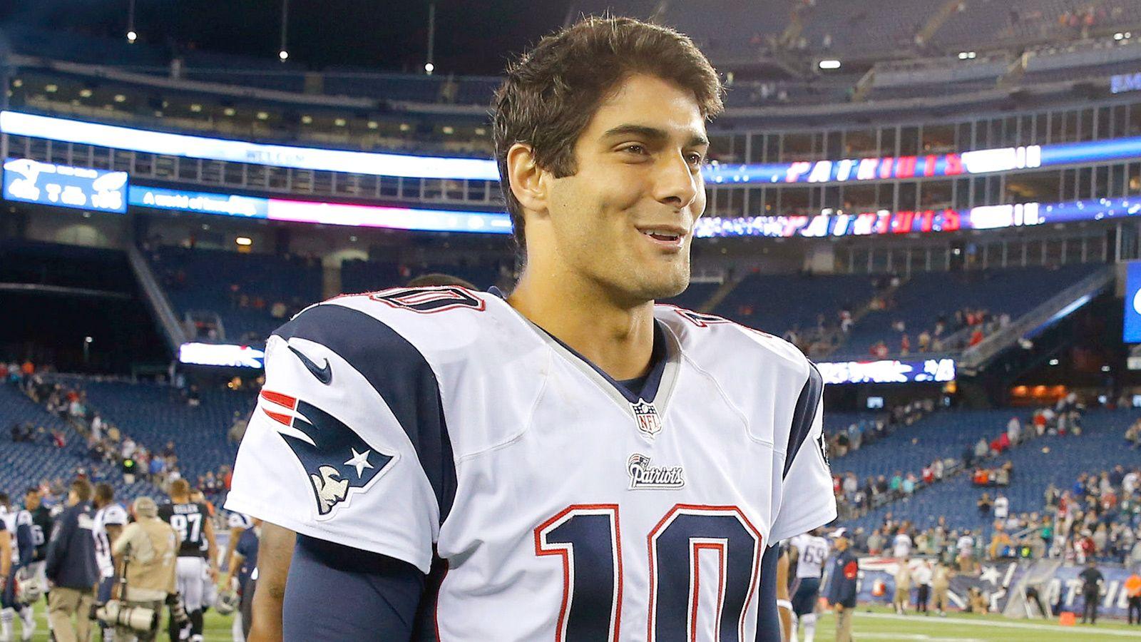 Jimmy Garoppolo was ridiculously impressive last night