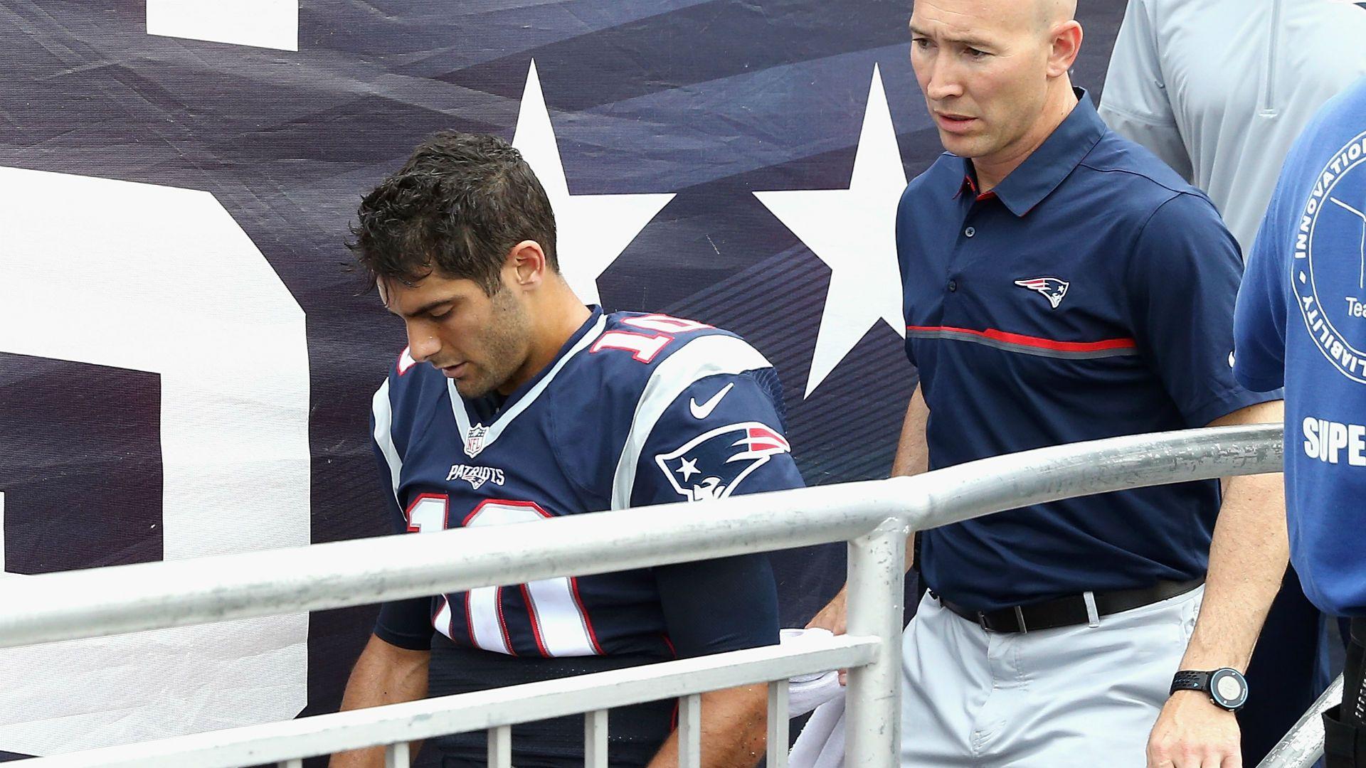 With Jimmy Garoppolo injury, a rarity in New England: tumult at