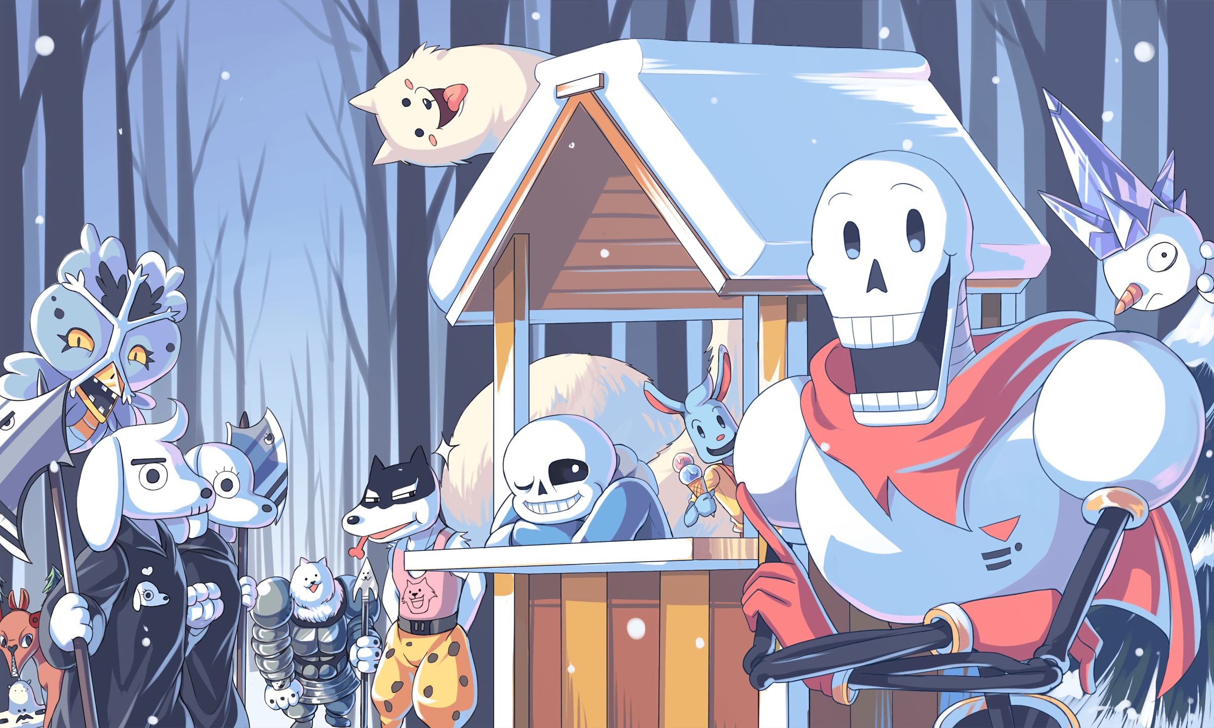 Papyrus (Undertale) HD Wallpaper and Background Image