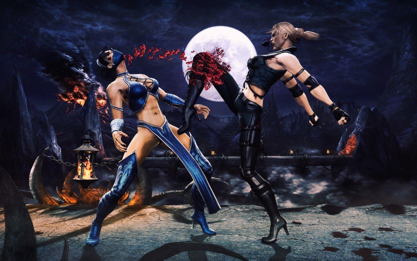 Mortal Kombat wallpaper Sonya Blade and Kitana Mortal Kombat games