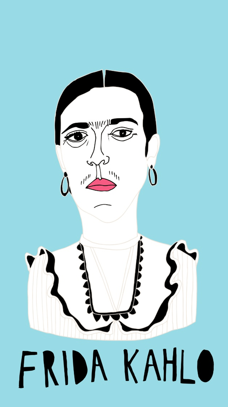 Frida Kahlo locks hashtag Image on Tumblr