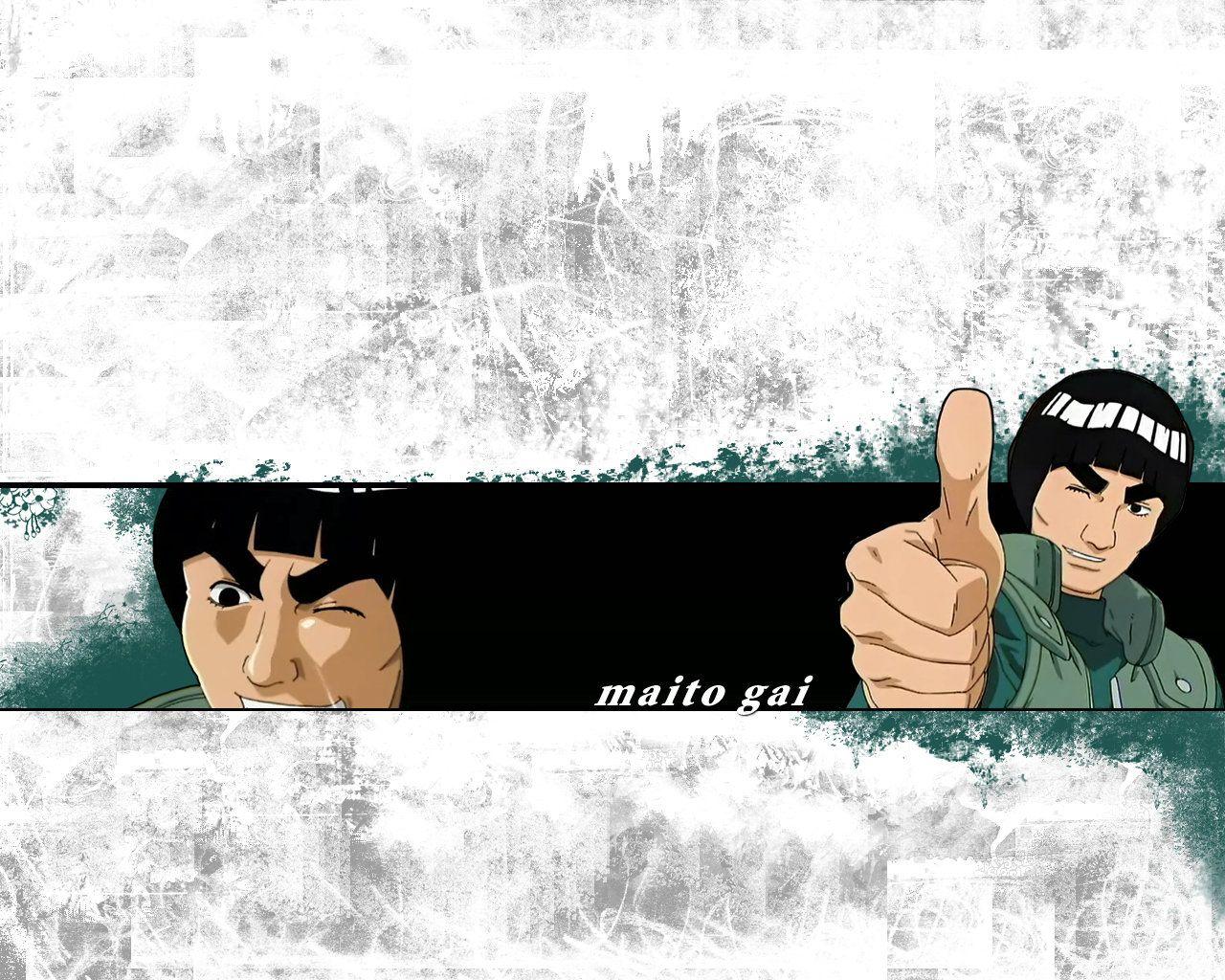 Naruto Wallpaper Gai By Kega Swe