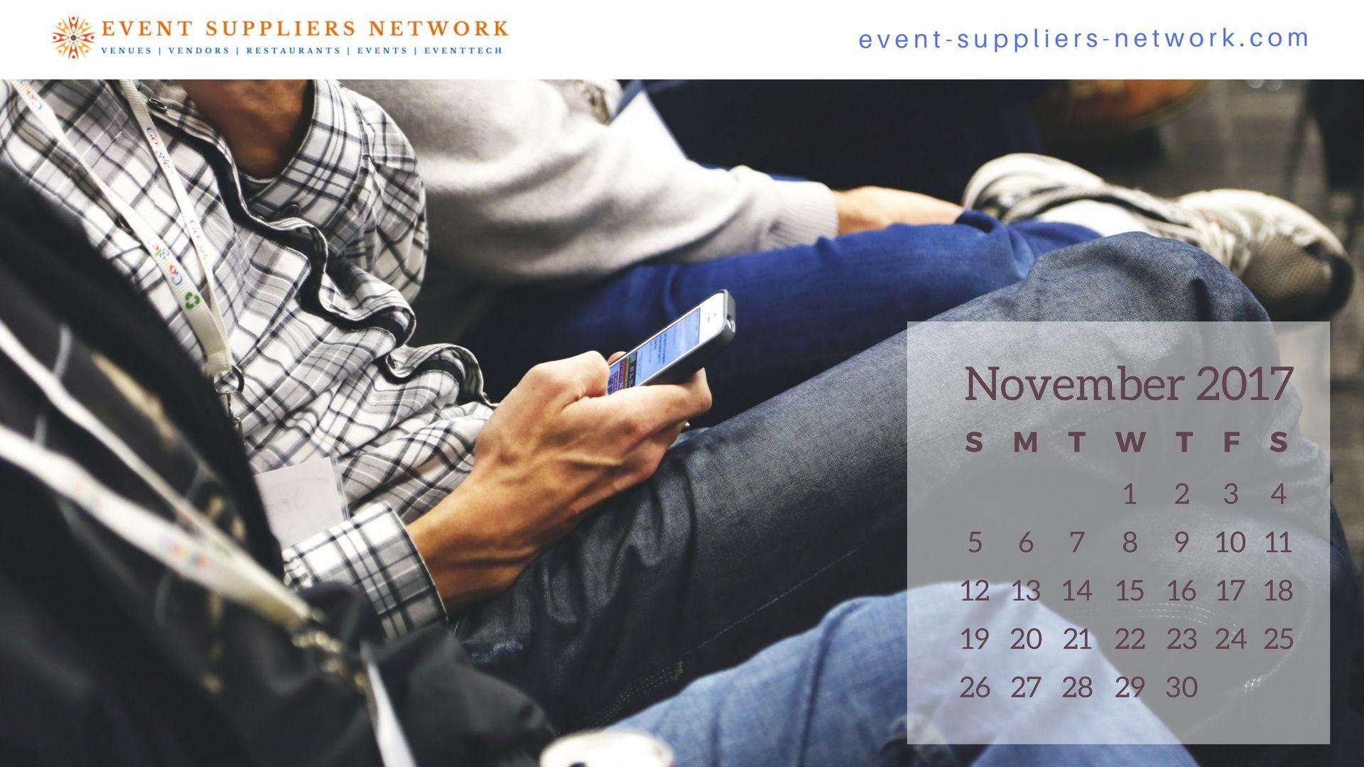 FREE Download Beautiful Event Planning Themed Desktop Wallpaper