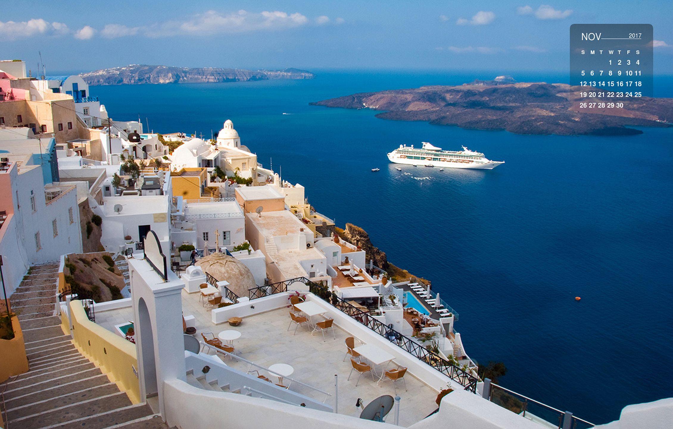 November 2017 Calendar Desktop Mobile Wallpaper