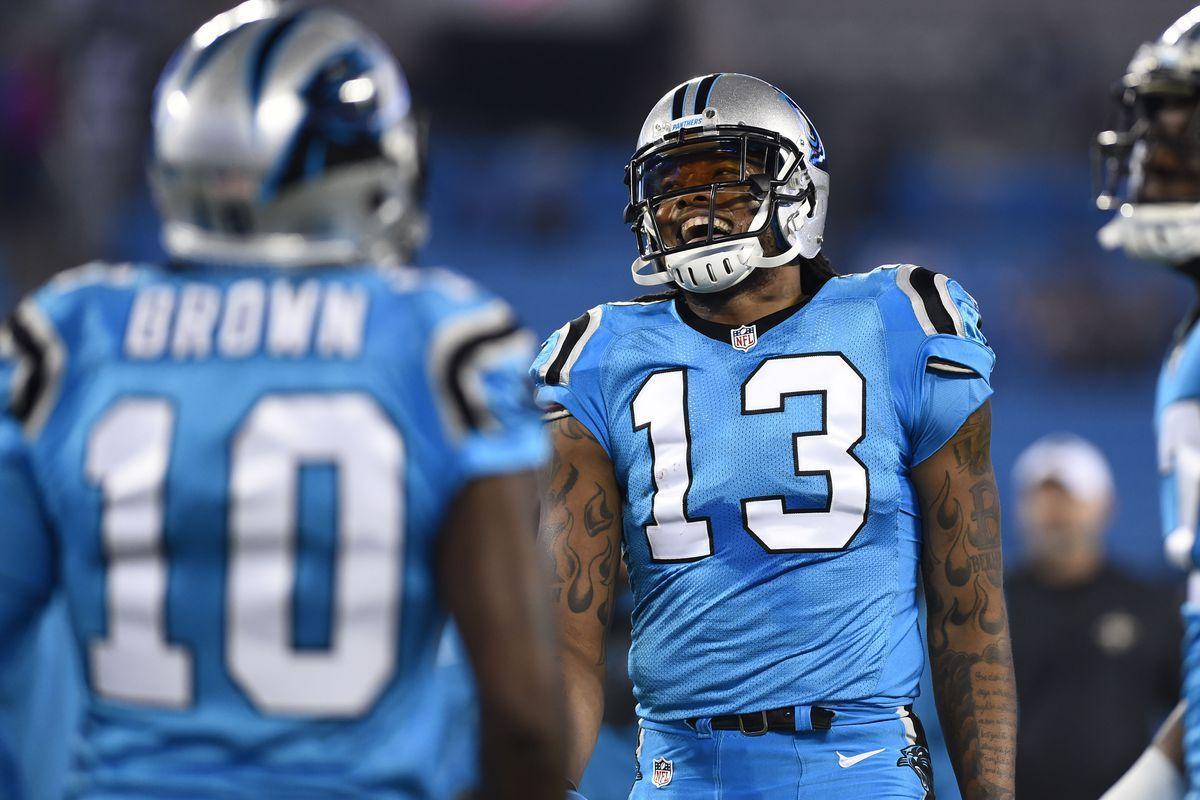 Panthers WR Kelvin Benjamin returned to the game against
