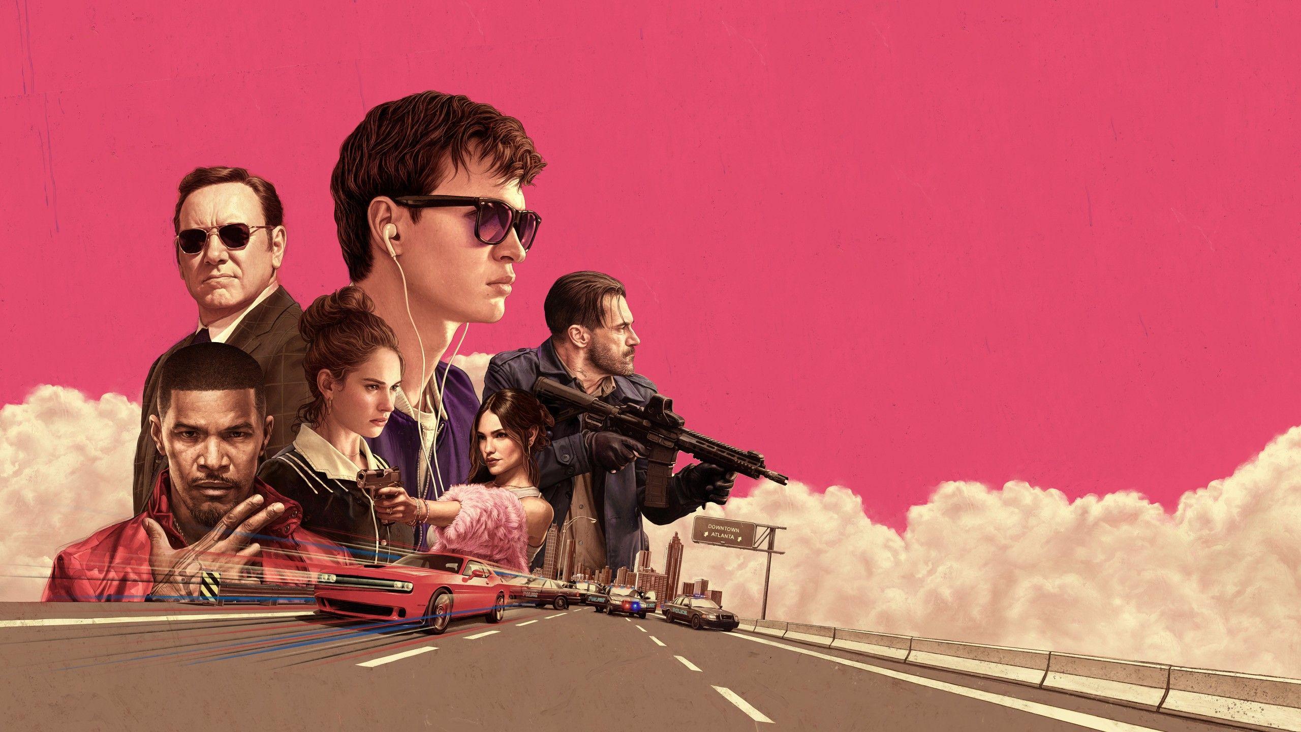Wallpaper Baby Driver, Action, Crime, HD, 4K, Movies
