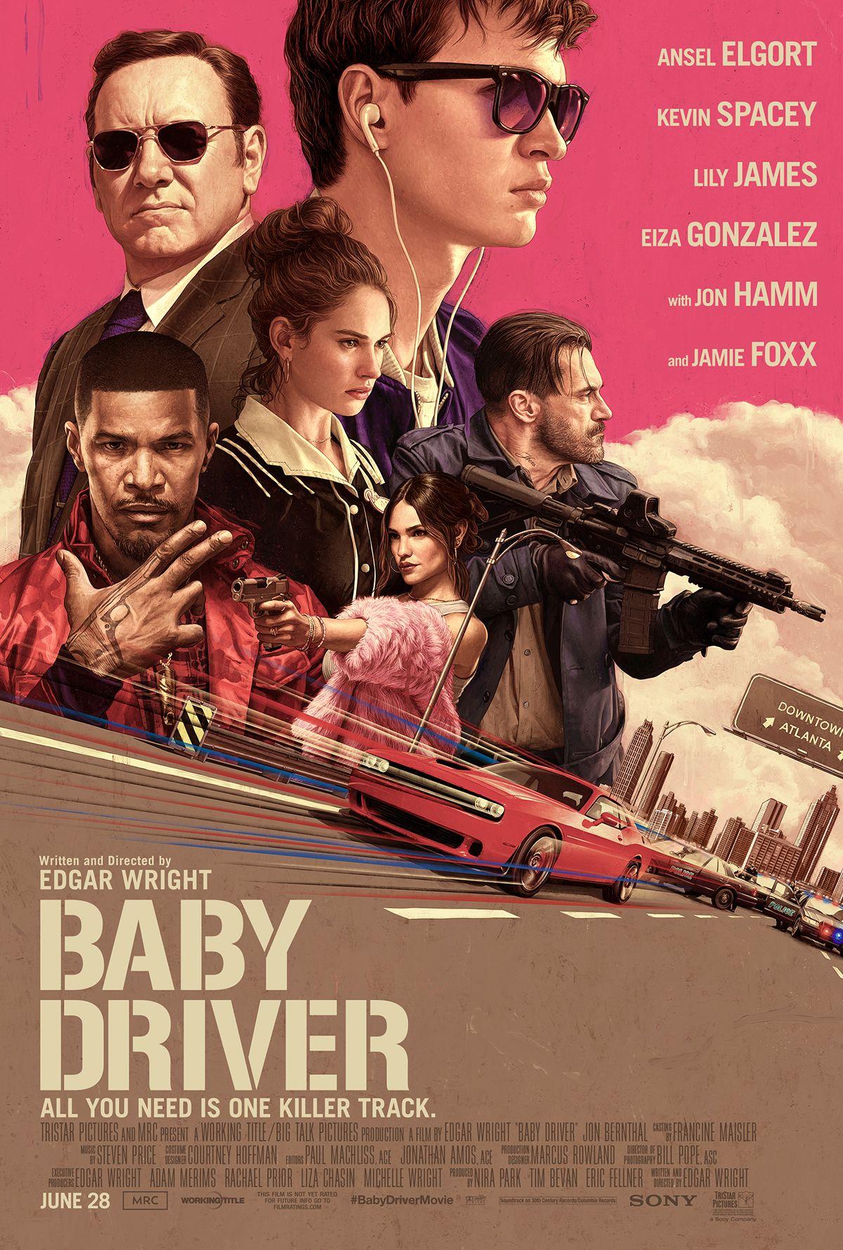 Baby Driver 2017 Movie Posters
