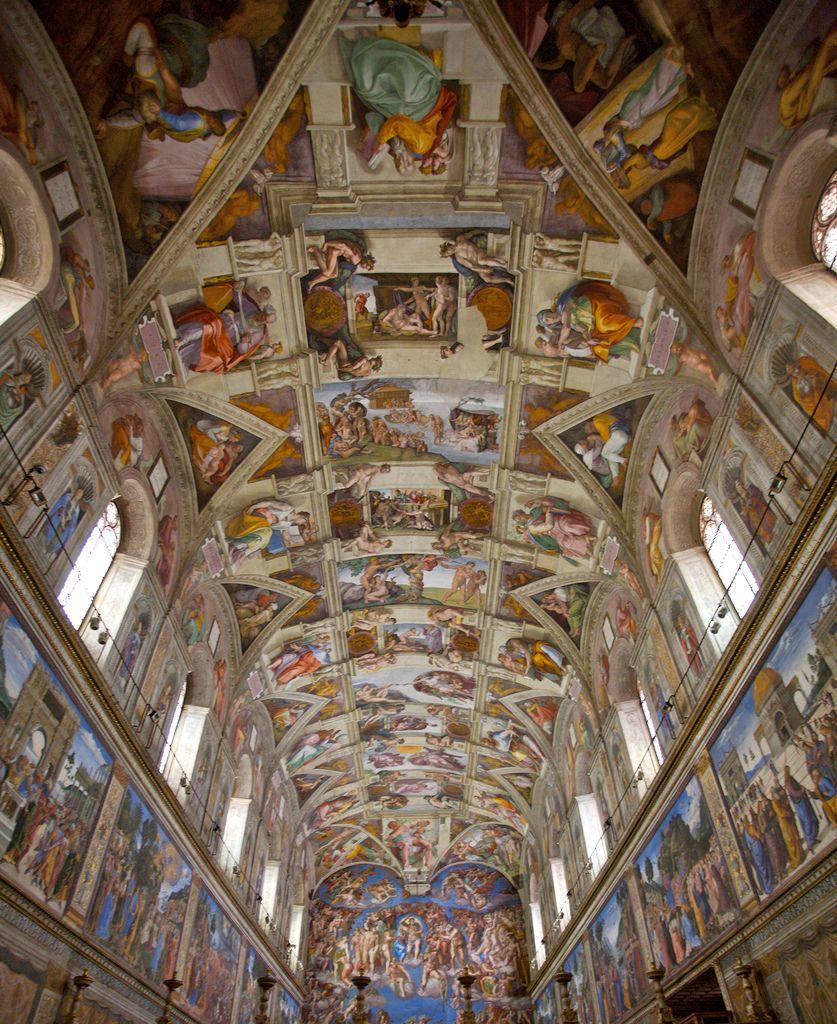 Sistine Chapel City. A sneaky one of the Sistine