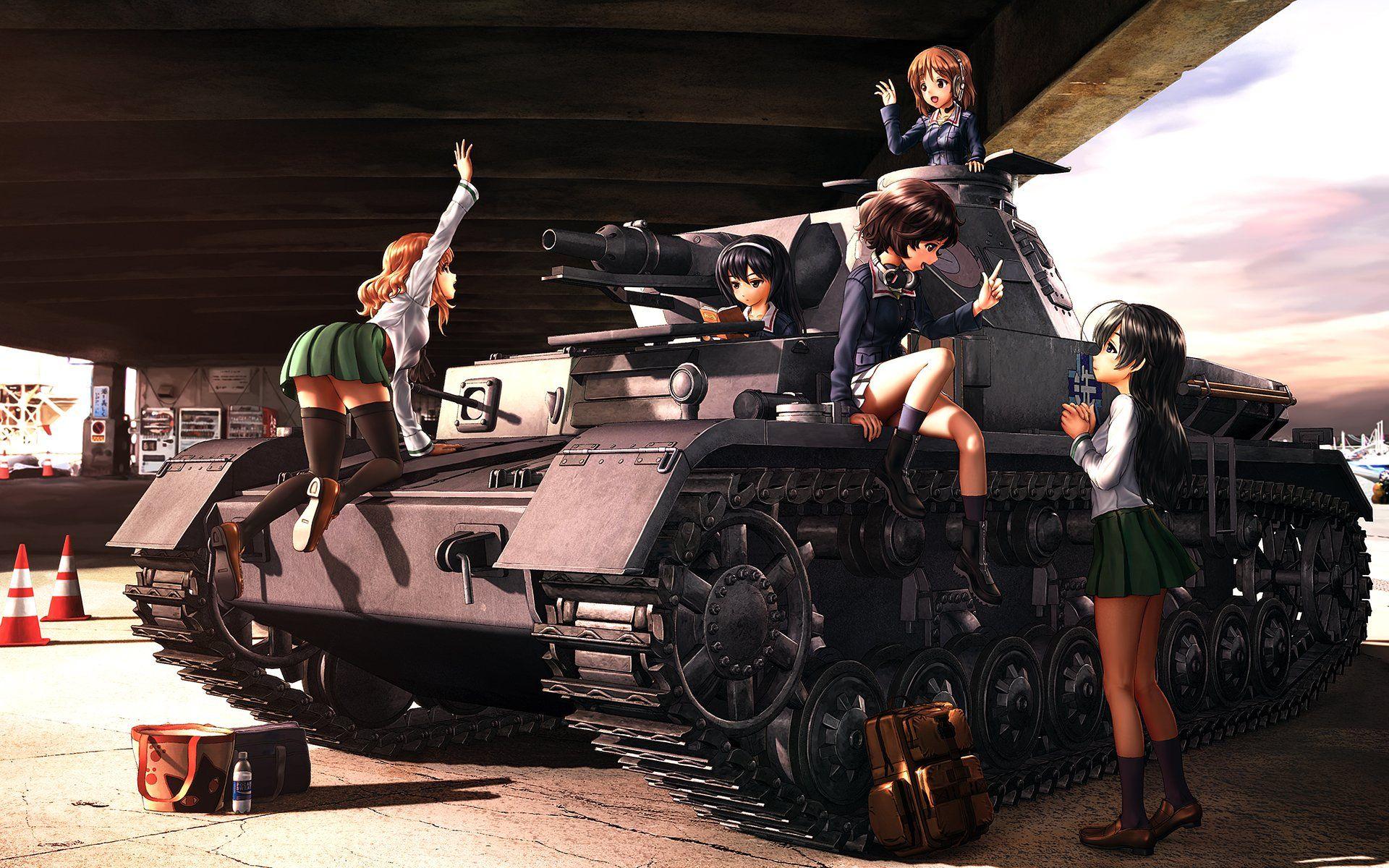 Girls und Panzer HD Wallpaper