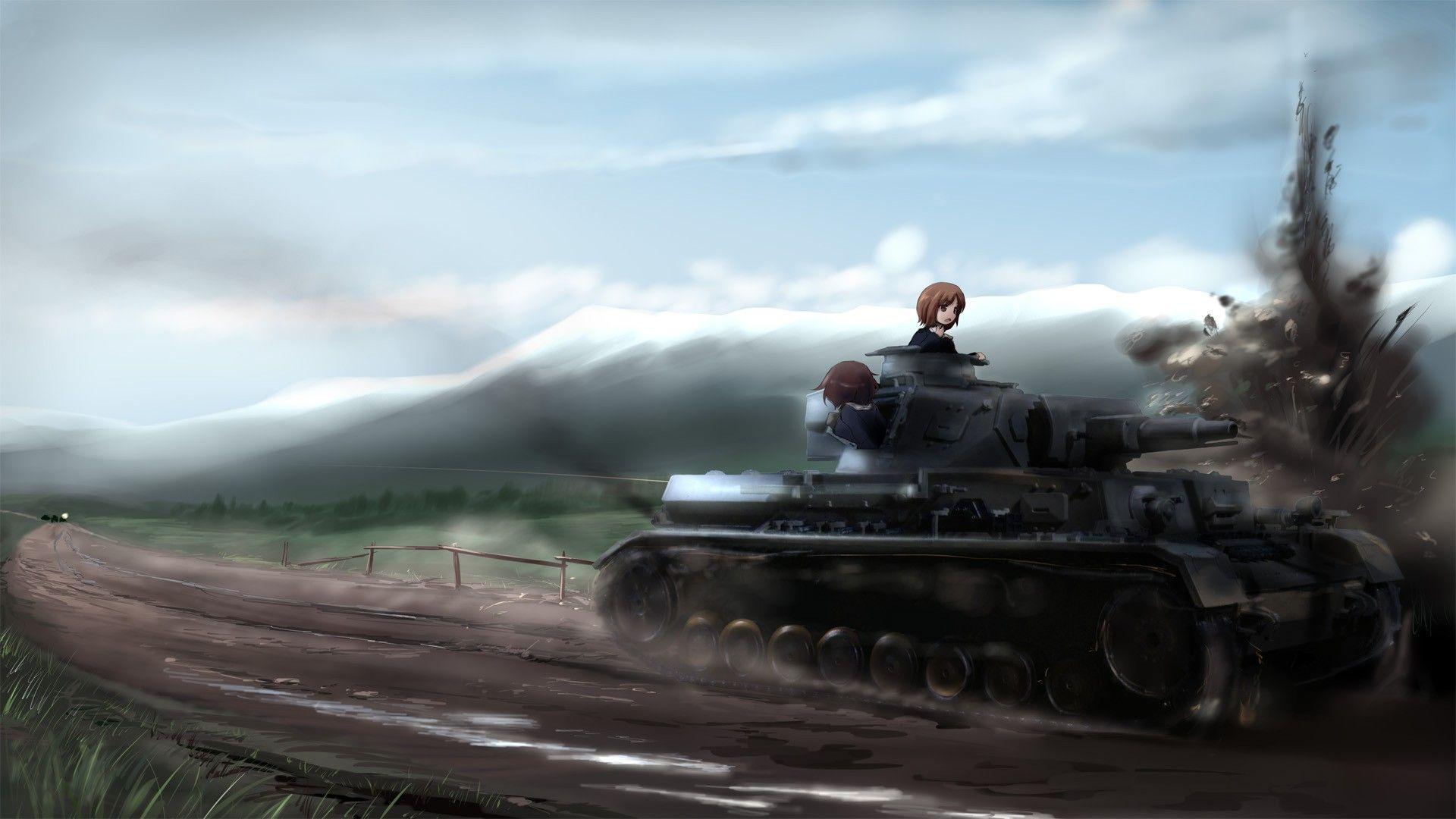 Girls und Panzer Full HD Wallpaper and Backgroundx1080