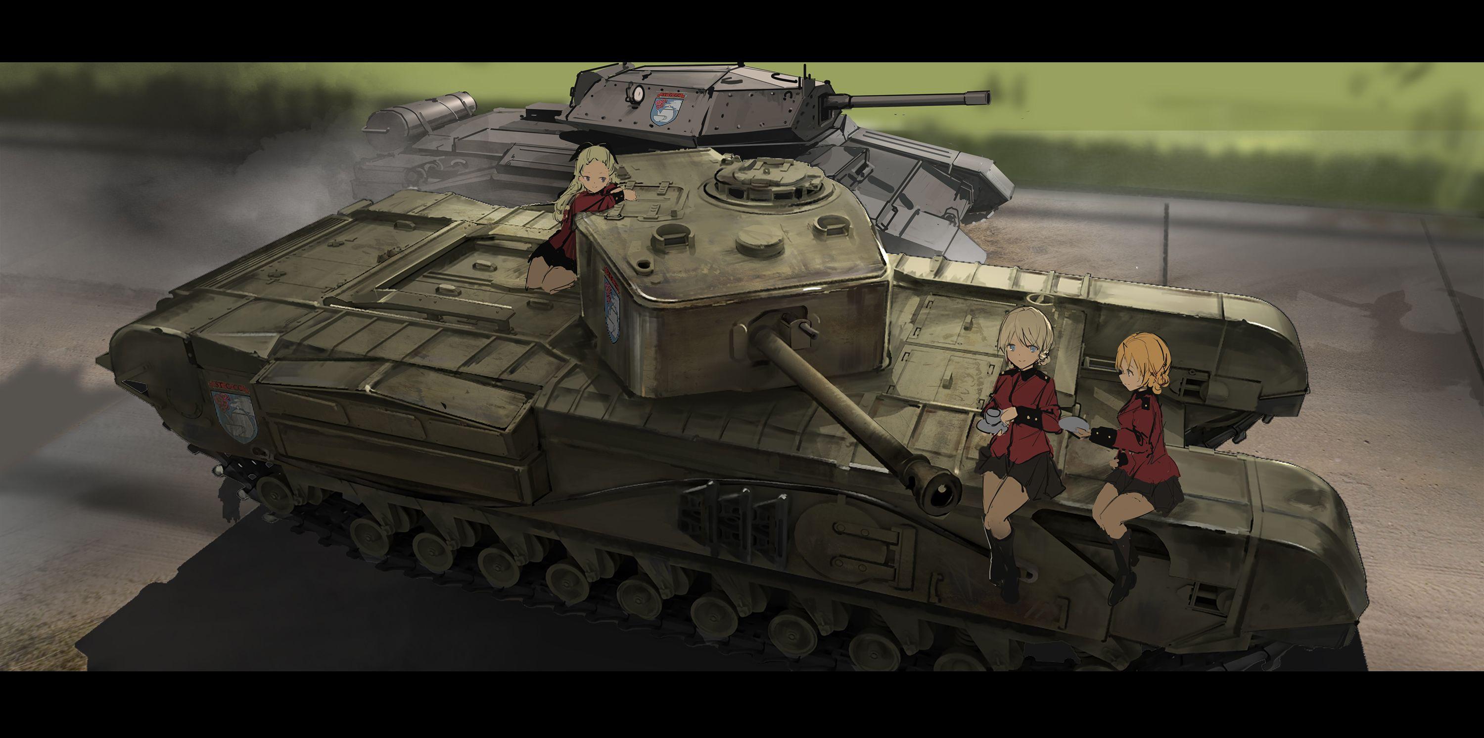 Girls und Panzer group Full HD Wallpaper and Background