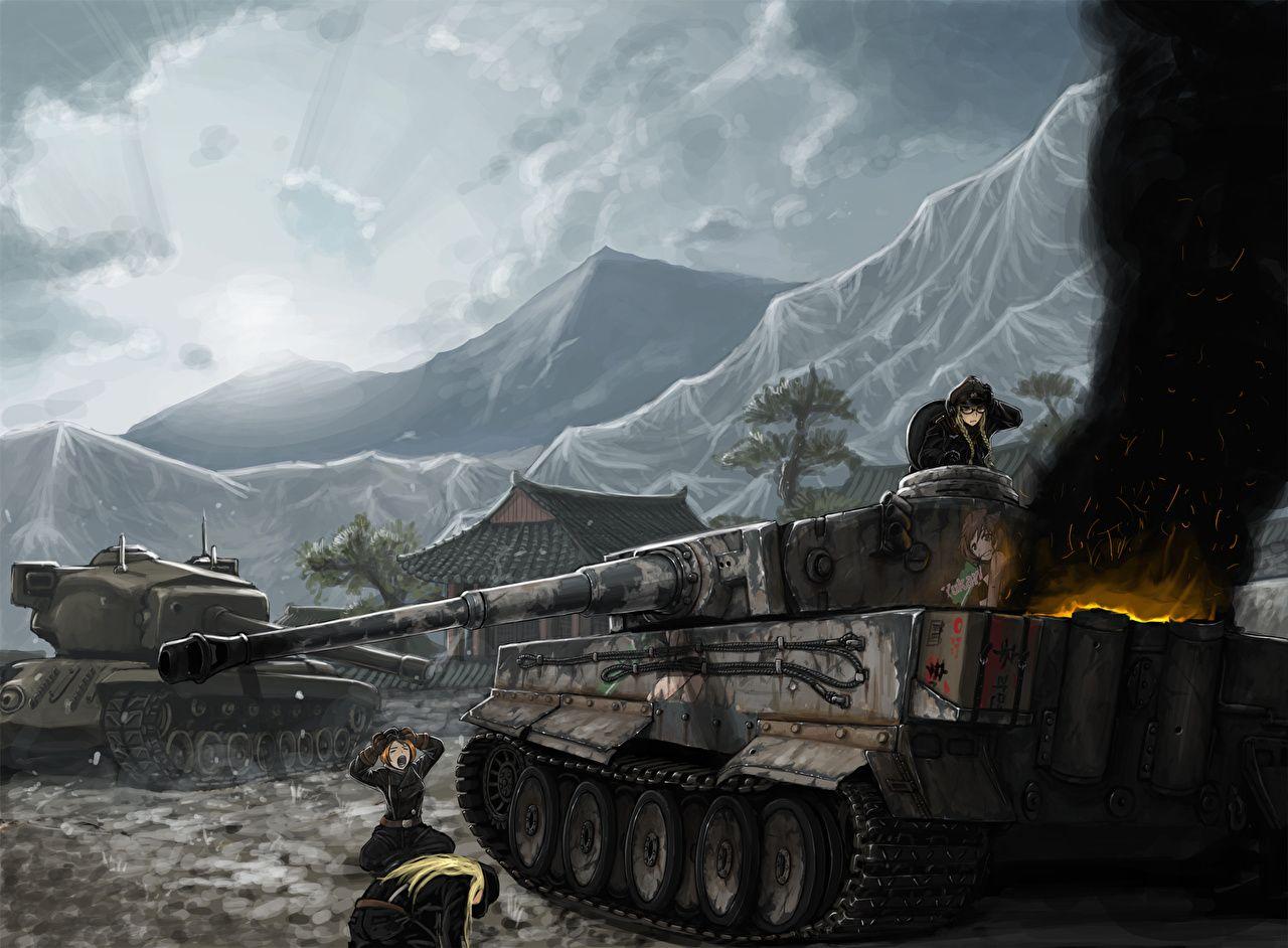 Girls Und Panzer Tank Wallpaper