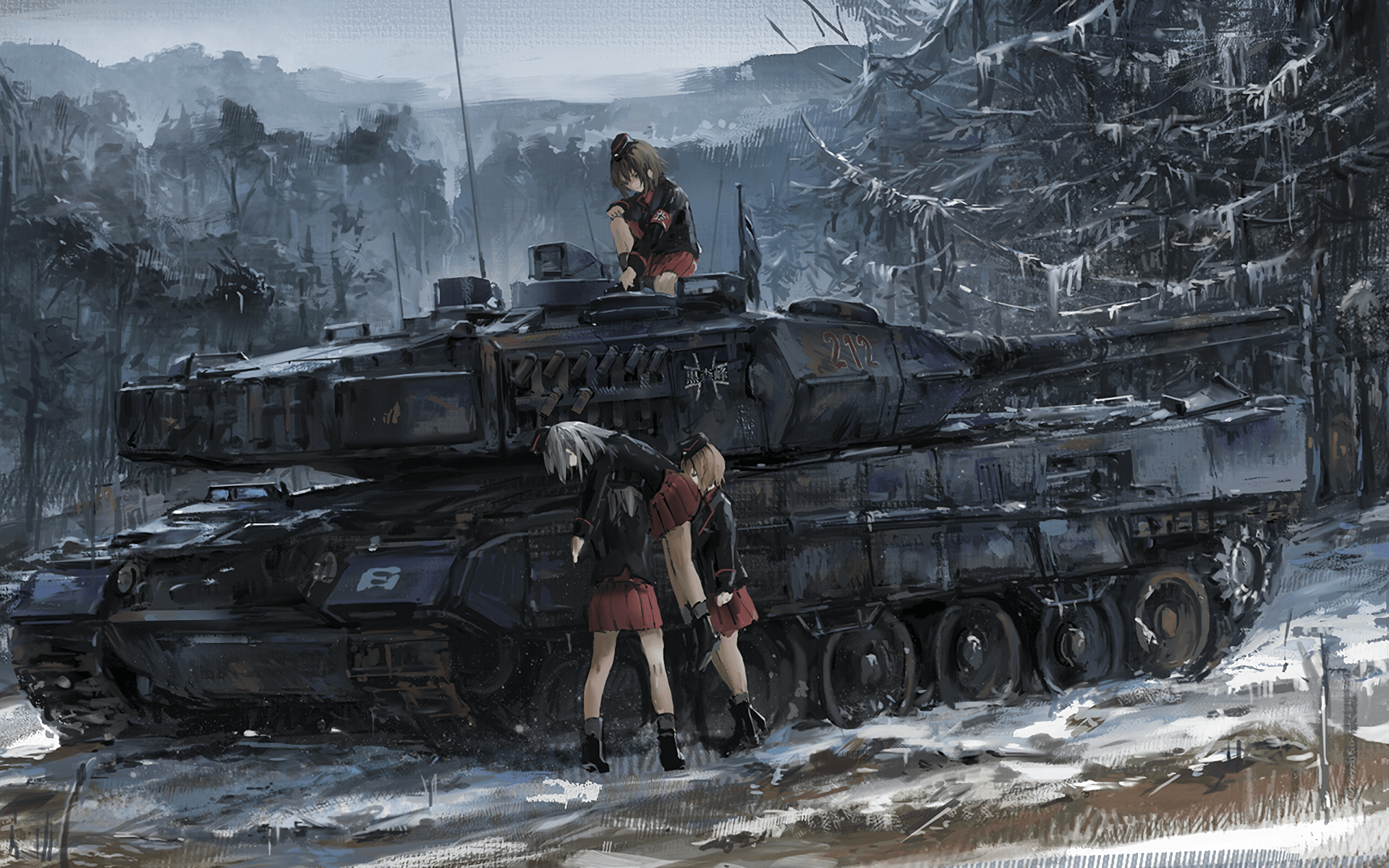 Girls And Panzer Wallpaper