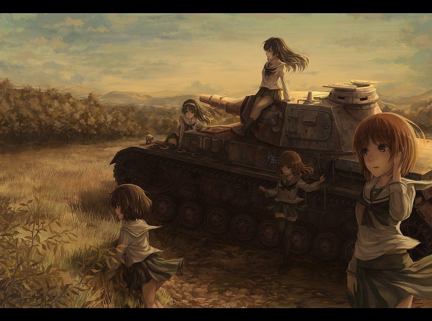 Girls und Panzer HD Wallpaper
