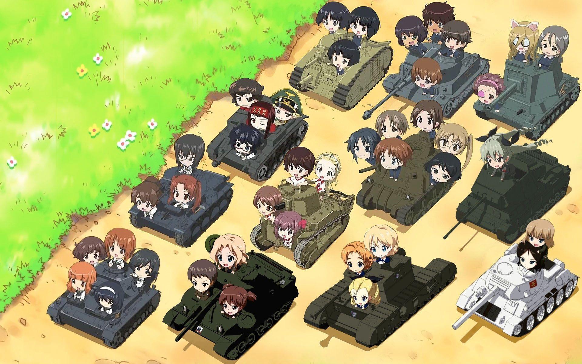 Tank Parade. Girls und Panzer