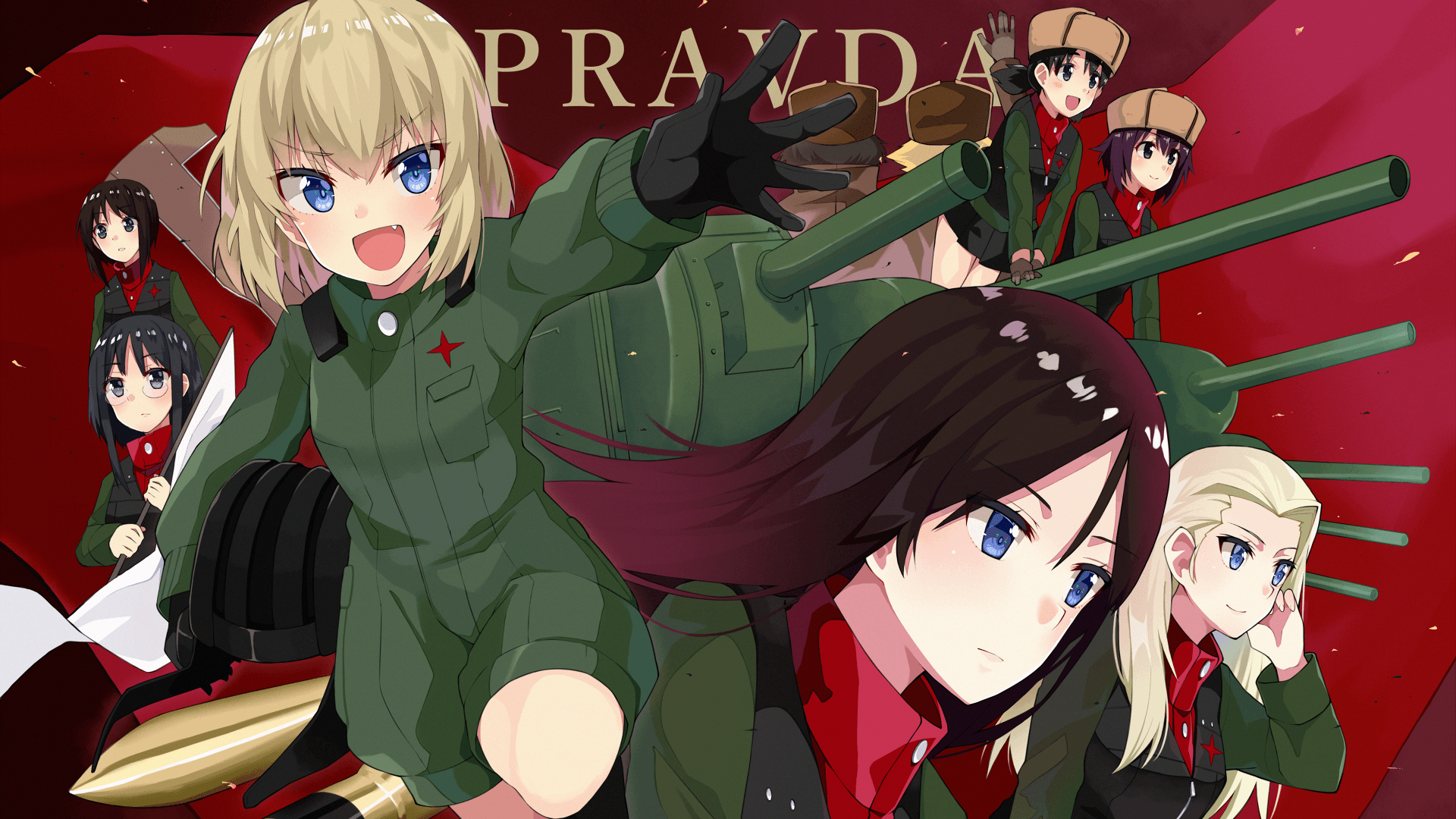 Katyusha (Girls und Panzer) HD Wallpaper and Background Image
