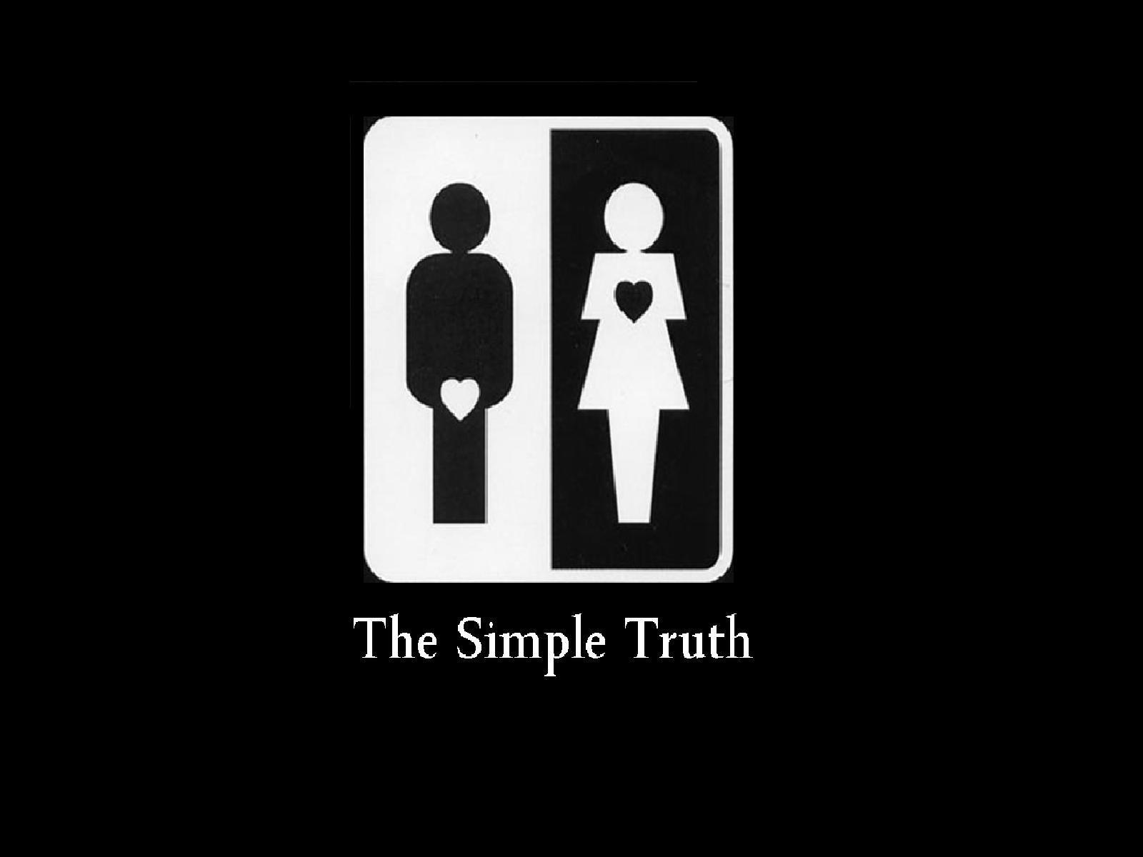Simple truth Wallpaper