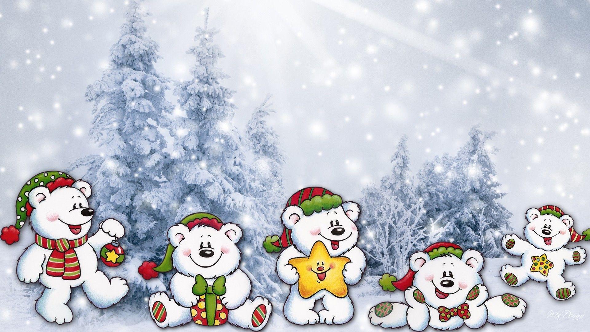 Whimsical Tag wallpaper: Natures Decorations Feliz Navidad