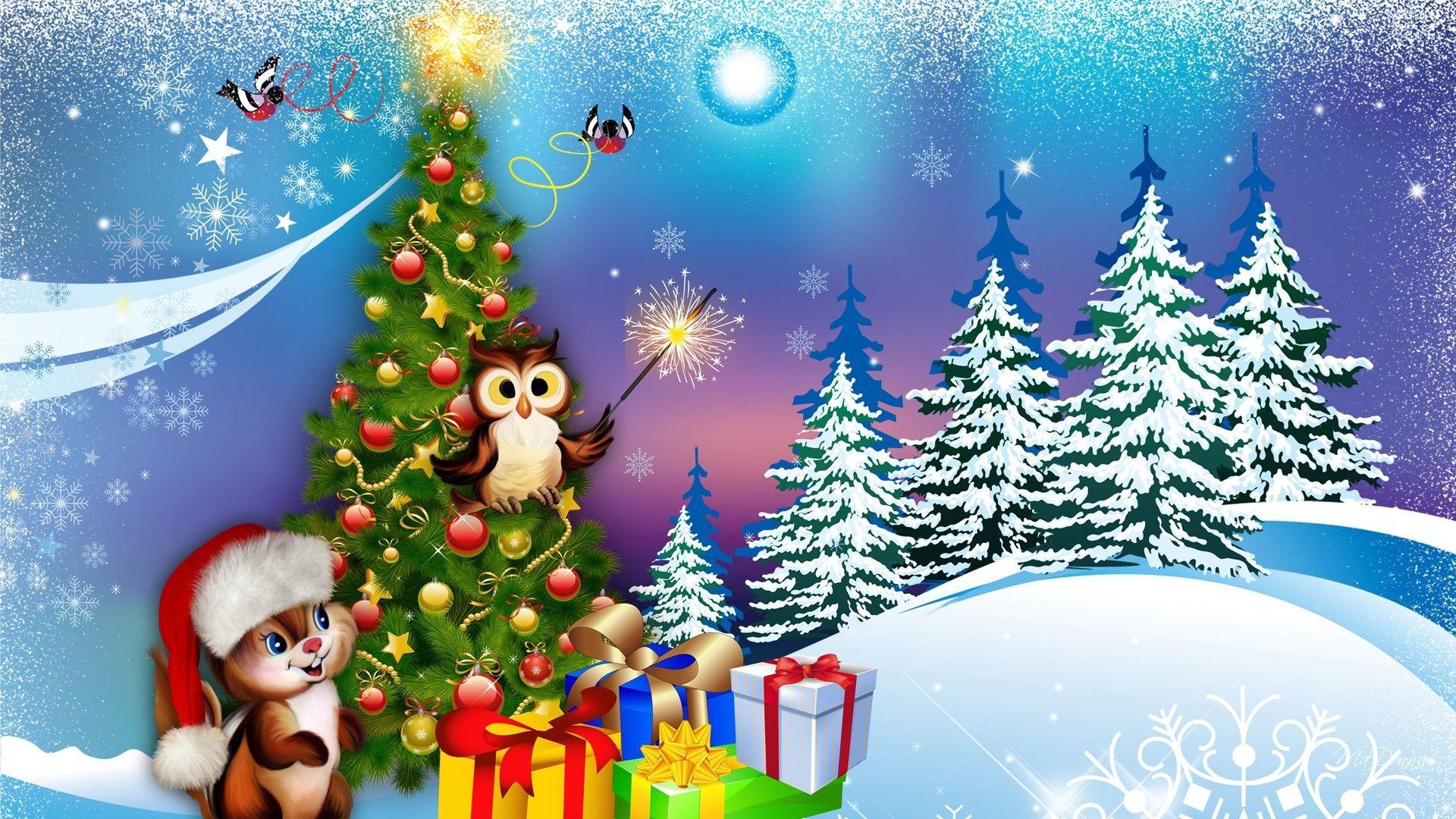 Presents Tag wallpaper: CHRISTMAS FOREVER Colorful Friendship