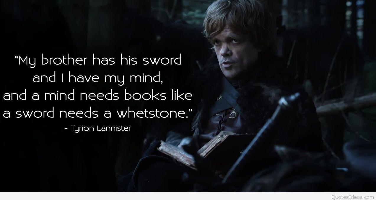 Game Of Thrones Tyrion Lannister Quotes Wallpaper