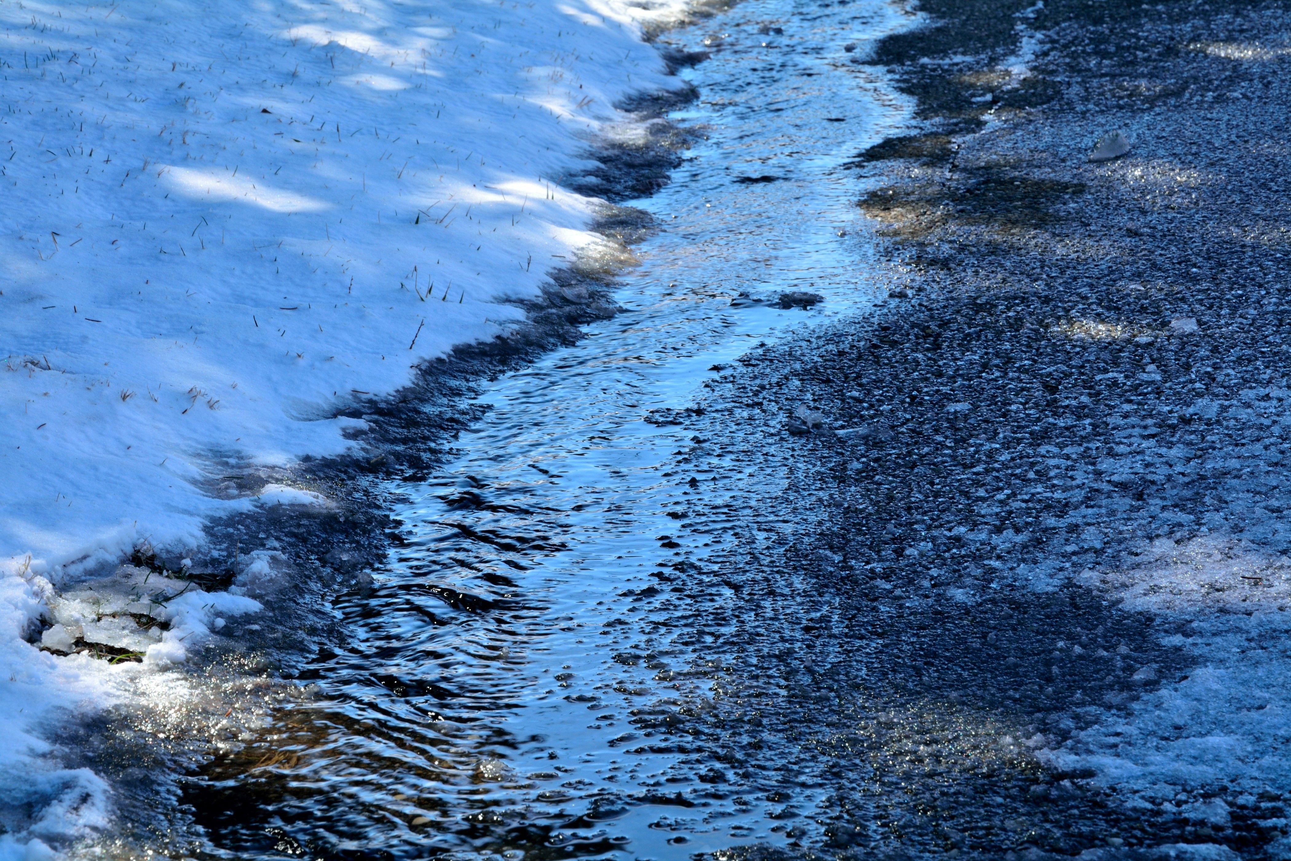 Winter: Soothing Winter Relaxing Flowing Tranquil Desktop Photo