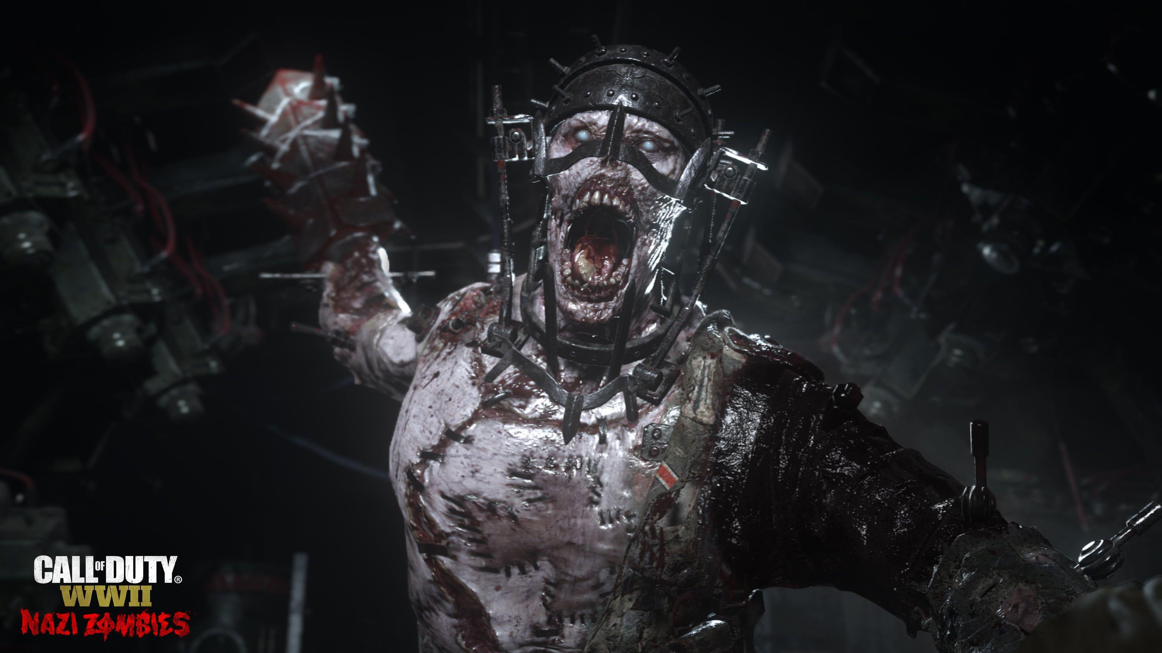 Call Of Duty WWII Nazi Zombies. Games HD 4k Wallpaper