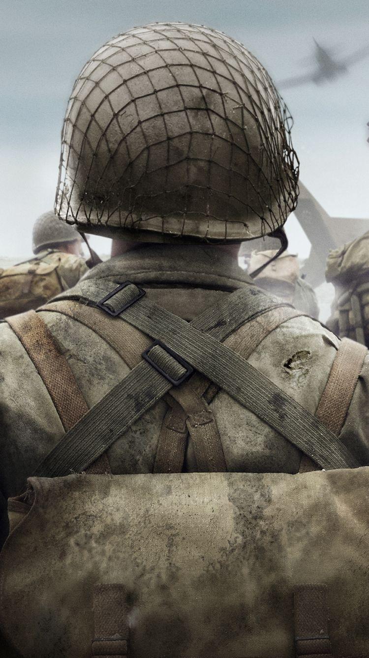 Call Of Duty: Wwii Apple IPhone 5 (640x1136) Wallpaper