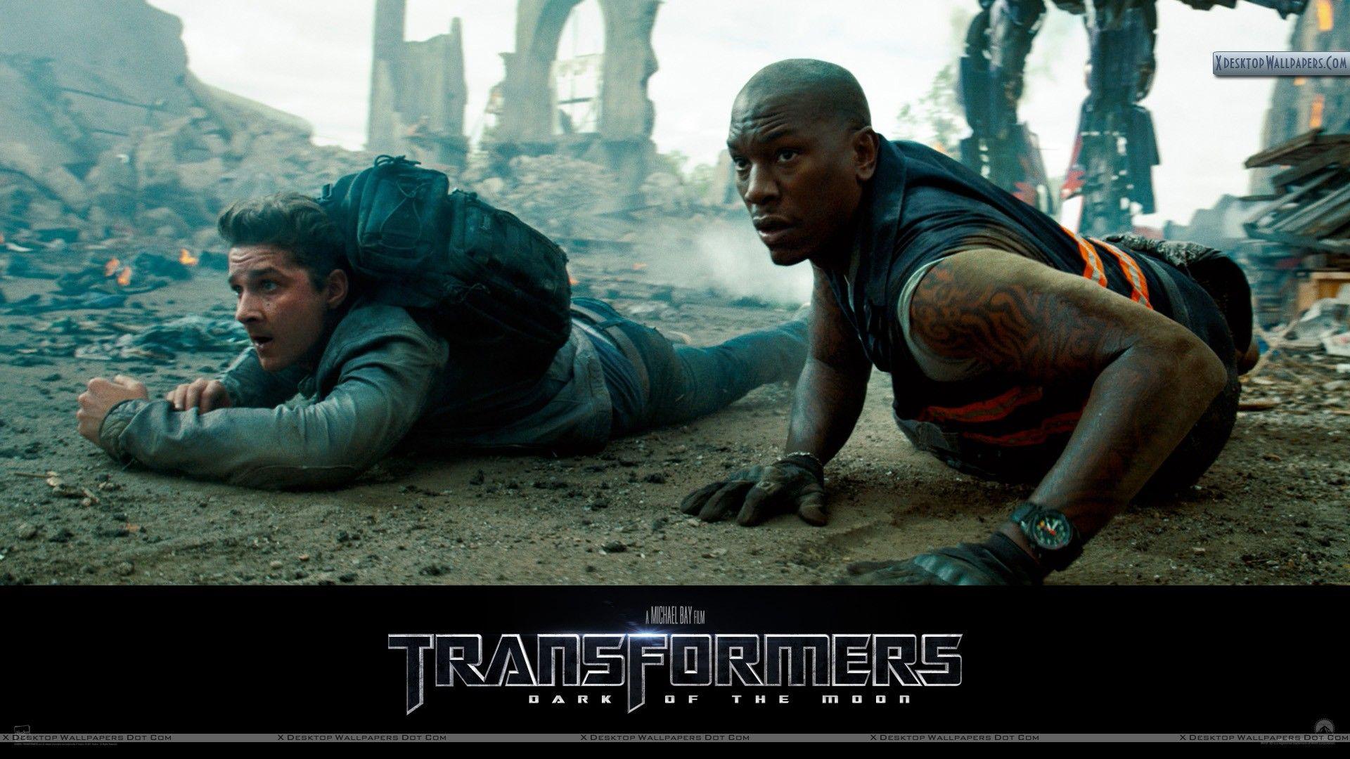Shia LaBeouf and Tyrese Gibson in Transformers