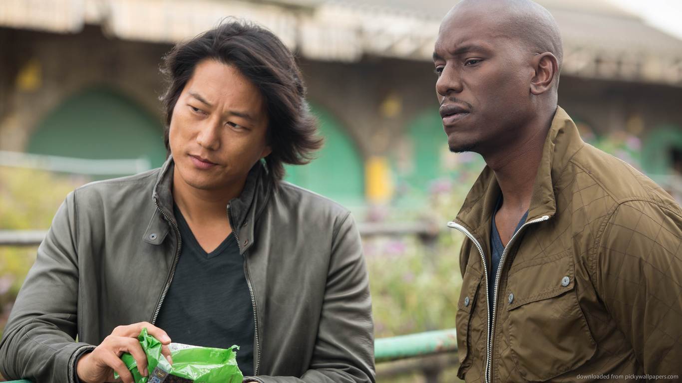 Download 1366x768 Furious 6 Sung Kang And Tyrese Gibson Wallpaper