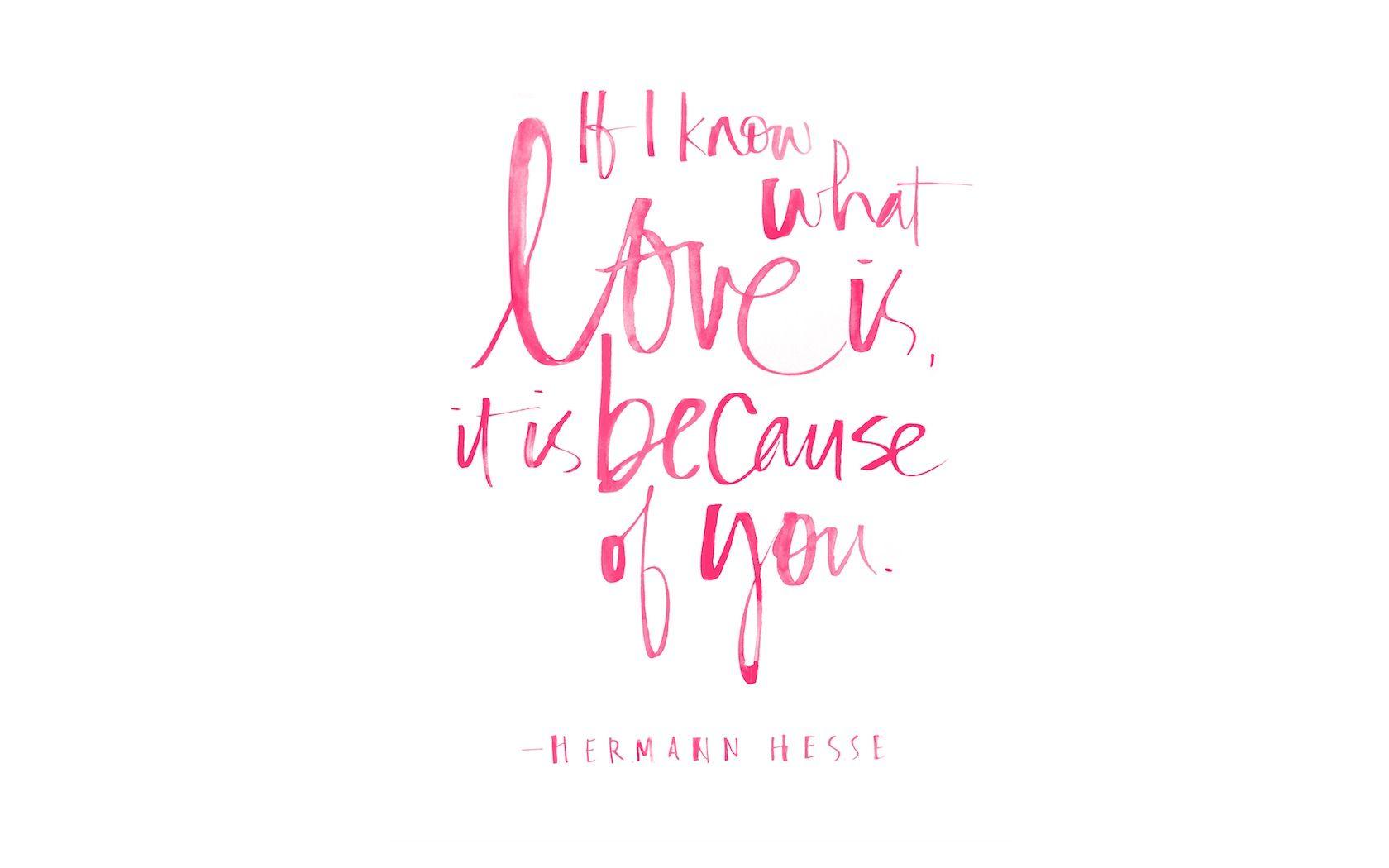 Best Love Quotes Pink Wallpaper