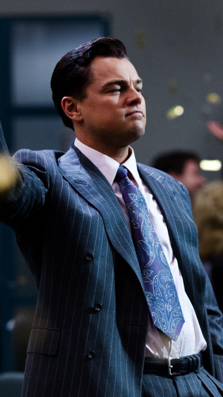 Download Wallpapers 750x1334 The wolf of wall street, Leonardo