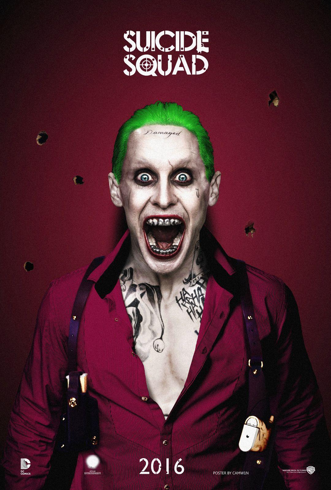 Jared Leto as The Joker- Suicide Squad (2016) by CAMW1N. Suicide