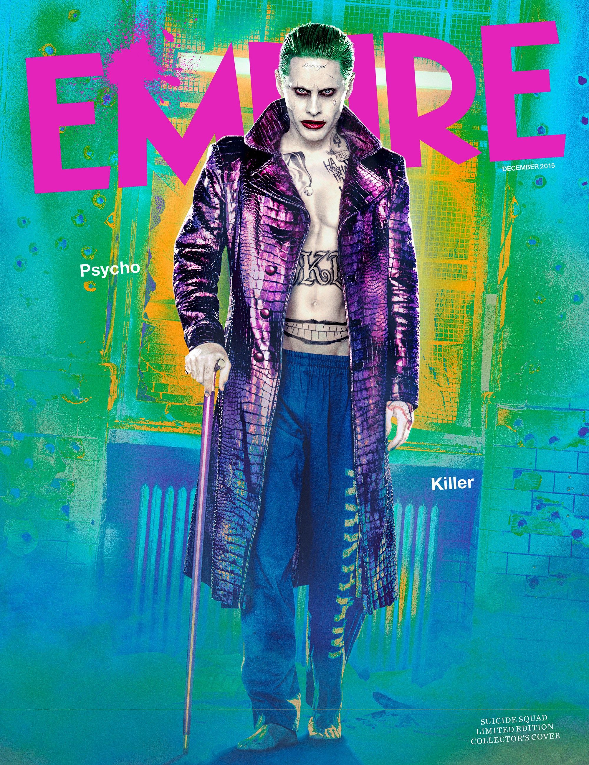 The Joker covers Empire magazine with new 'Suicide Squad' image