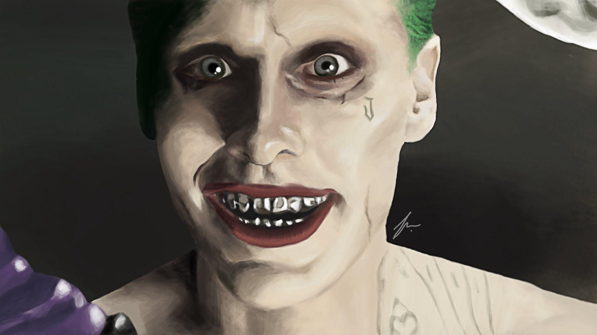 Speedart. Jared Leto Joker Squad Digital Painting