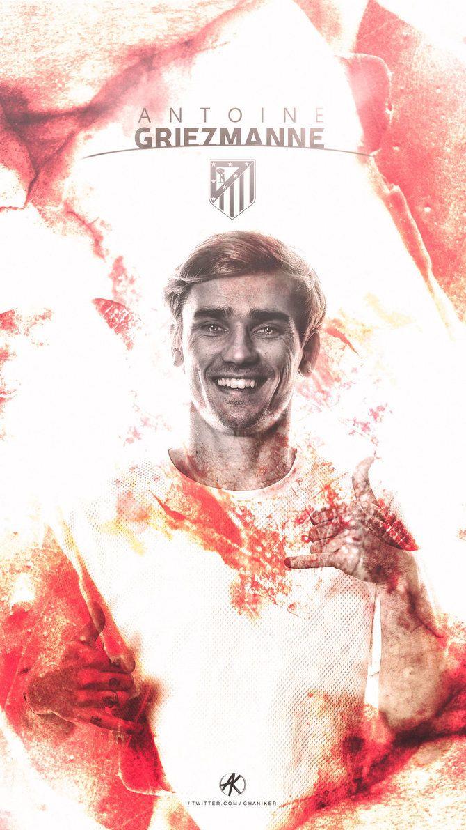 Antoine Griezmann 2016 17 Phone Wallpaper